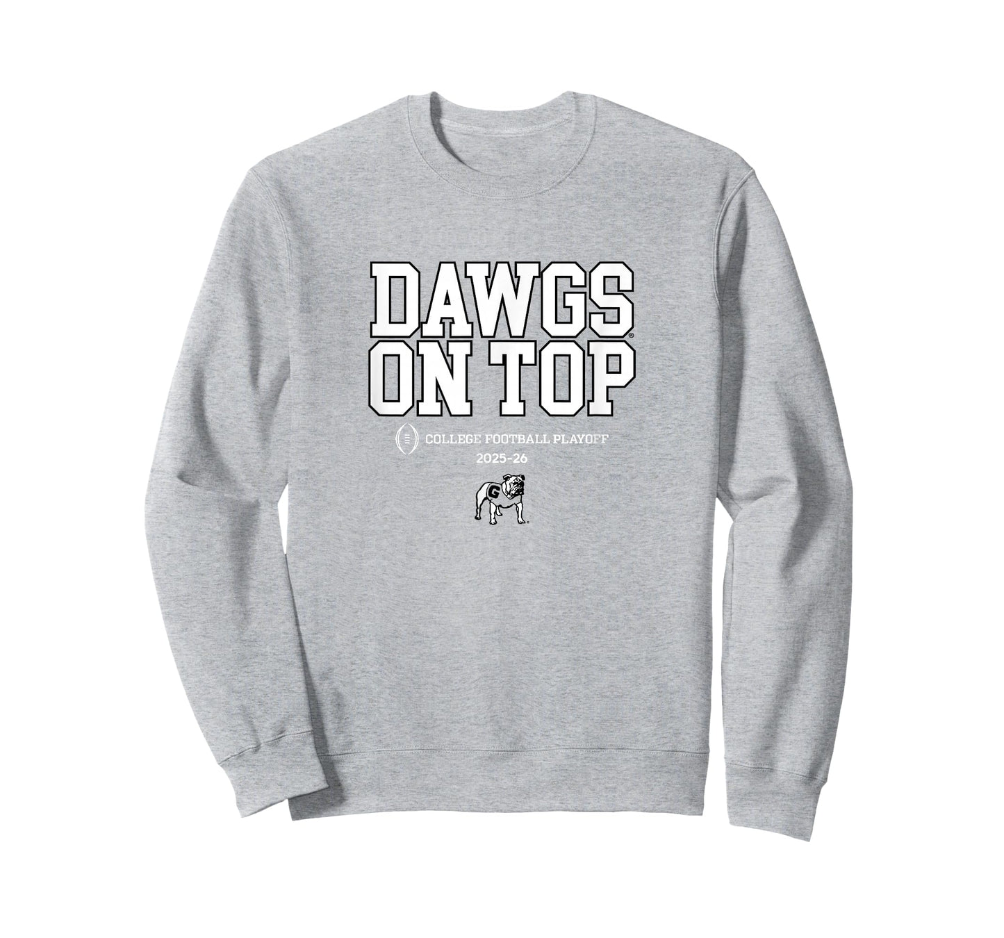 Georgia Bulldogs College Football Playoff Text Slogan 2025 T-Shirt