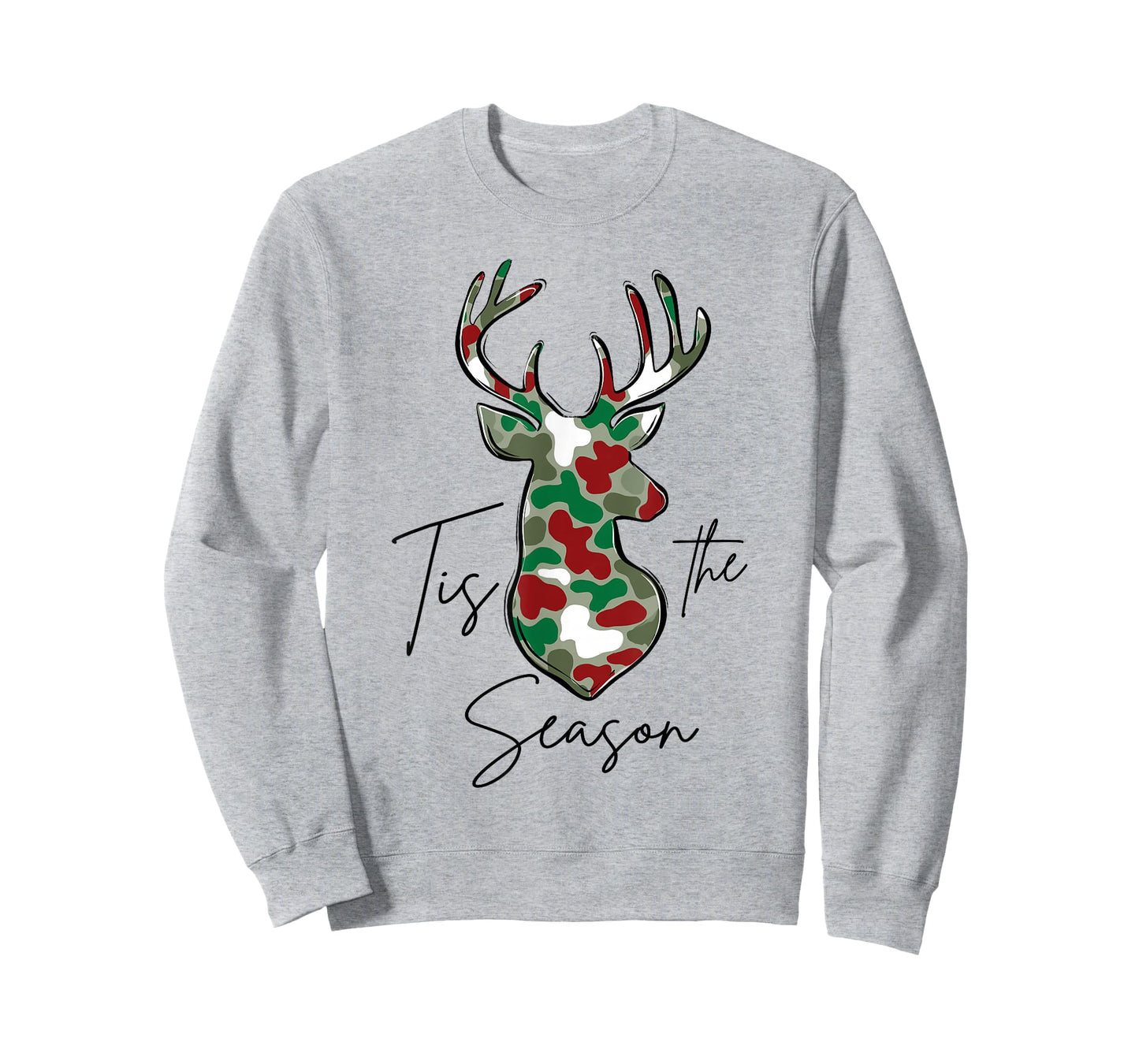 Deer Hunting Christmas Tis The Season Hunting Season Xmas T-Shirt