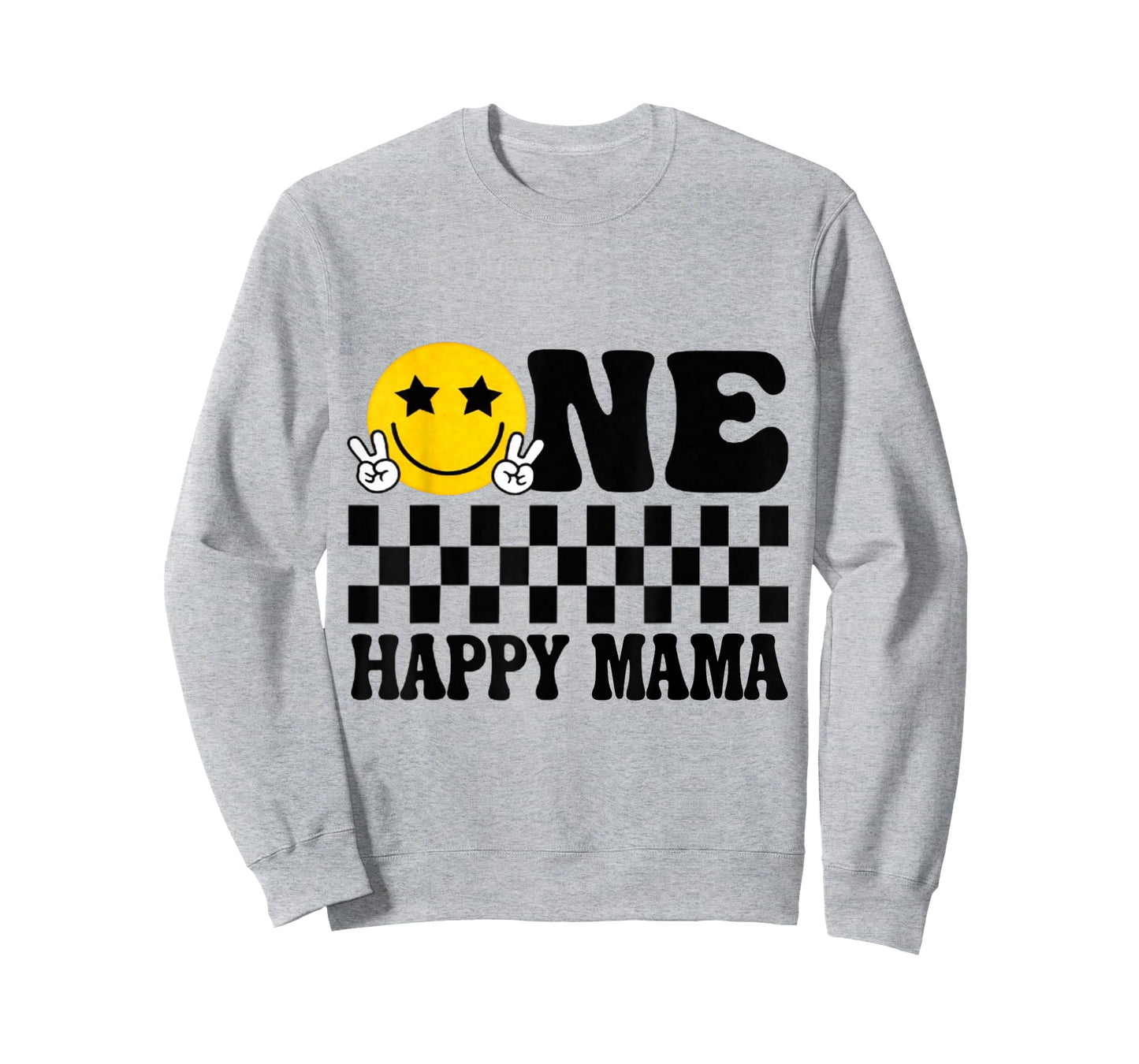 Mama One Happy Dude Birthday Theme Family Matching T-Shirt