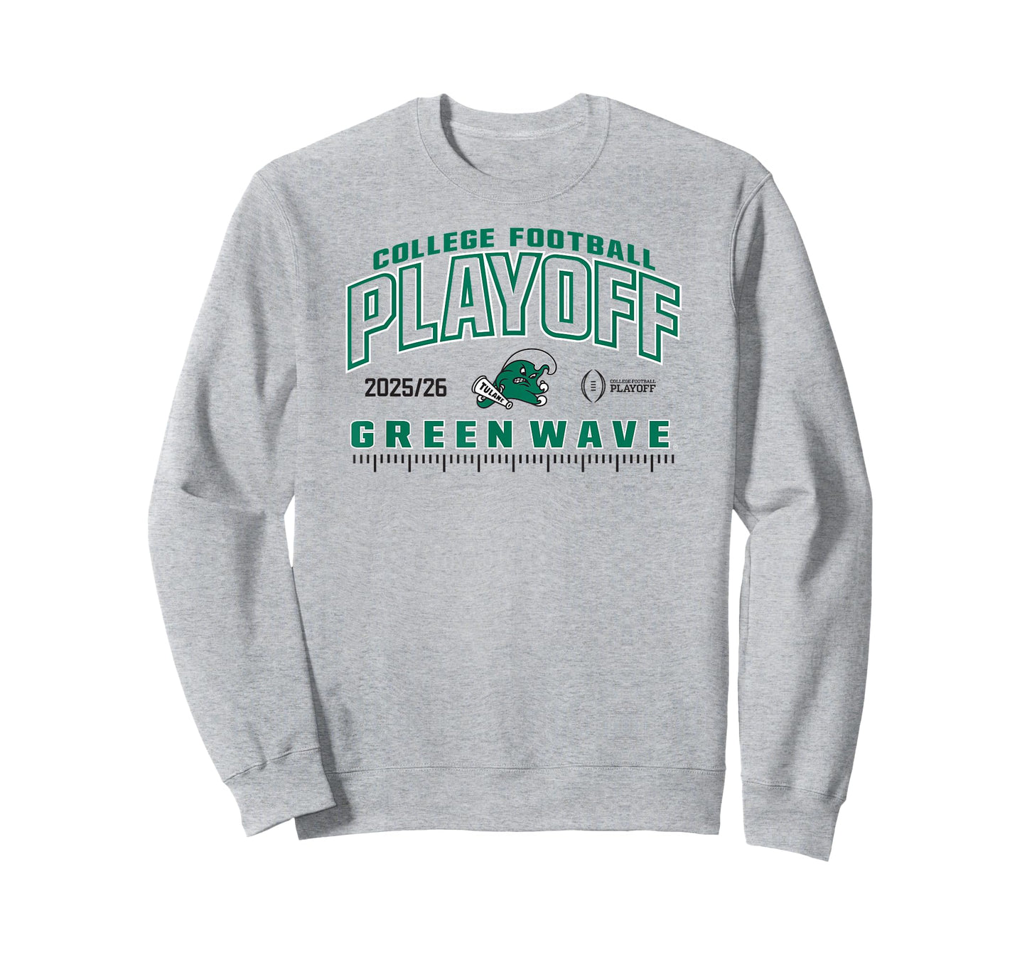 Tulane Green Wave College Football Playoff CFP 2025-26 Blue T-Shirt
