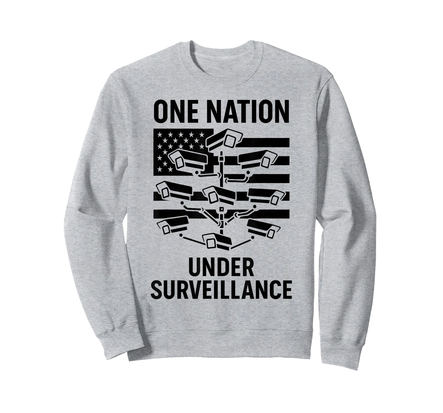 One Nation Under Surveillance 1984 Police State No Privacy T-Shirt