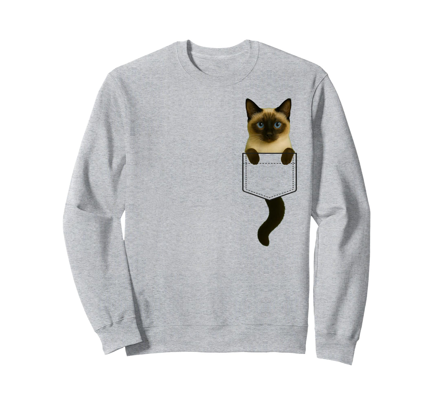 Funny Siamese Cat Feline Kitty Lover for Women Men Adults T-Shirt