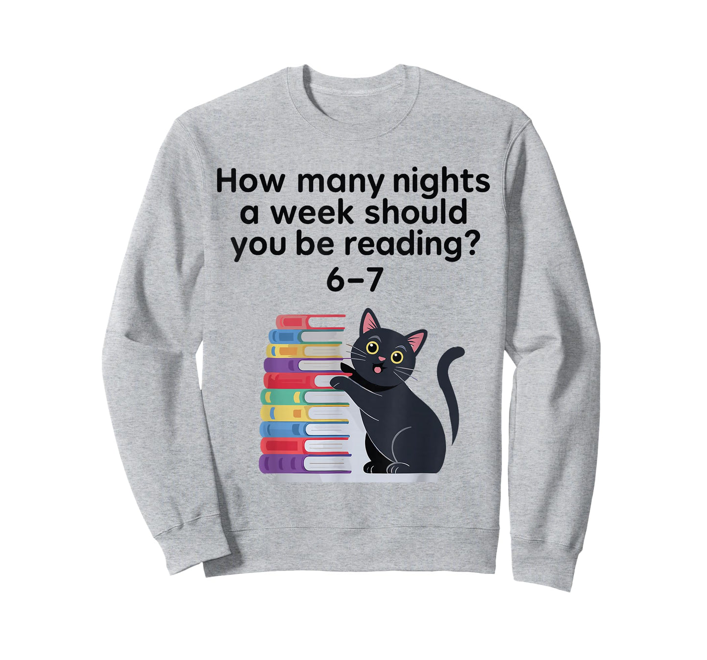 How Many Nights A Week Should You Be Reading 6-7 Retro Style T-Shirt