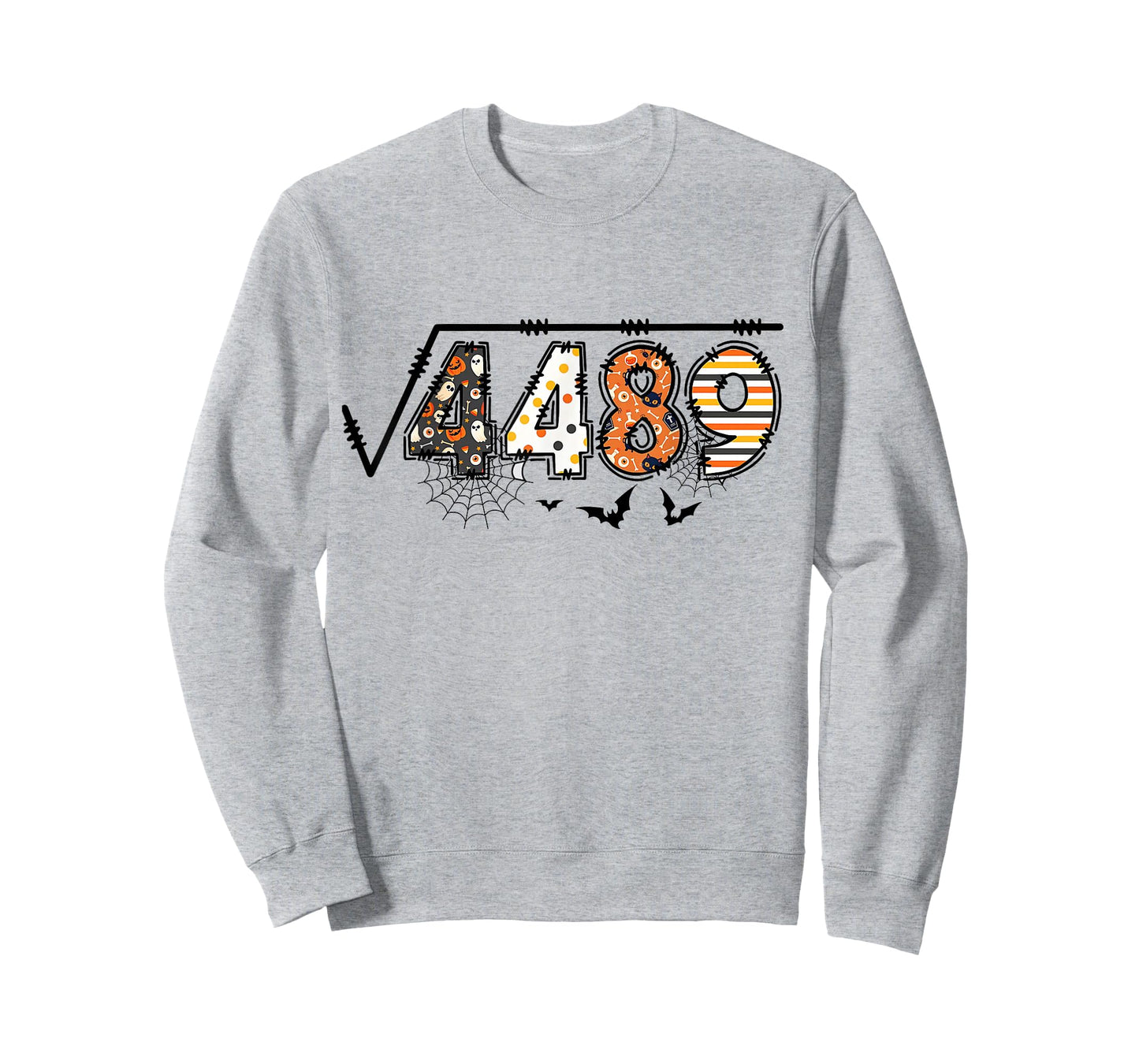 Square Root of 4489 Meme Funny 67 Halloween Math Teacher T-Shirt