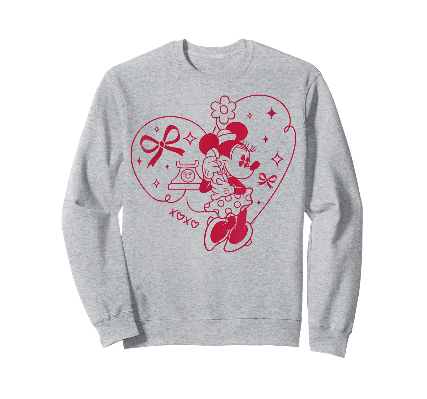 Disney Minnie Mouse XOXO Heart Coquette Valentine's Day T-Shirt