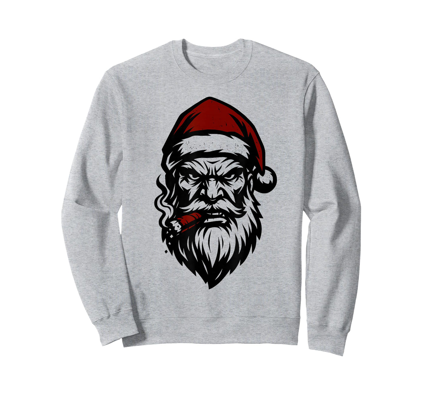 Savage Santa Claus Smoking Cigar Christmas T-Shirt