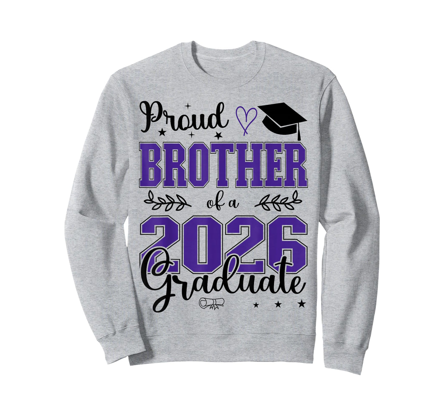 Proud Brother of a Class of 2026 Graduate for Graduation T-Shirt