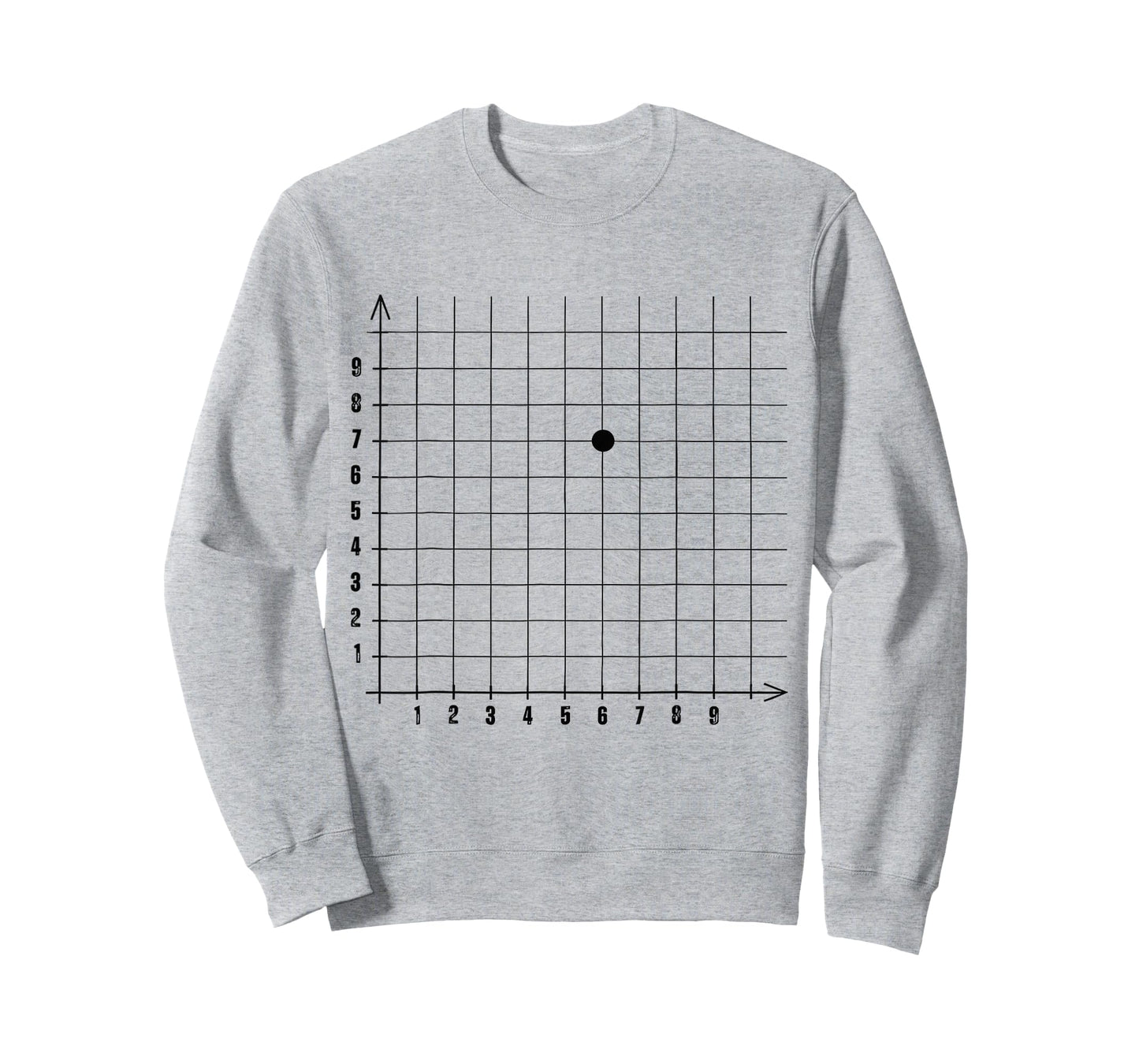 Coordinate (6,7) 67 Math 67 Teacher Math Lover Boys Kids T-Shirt
