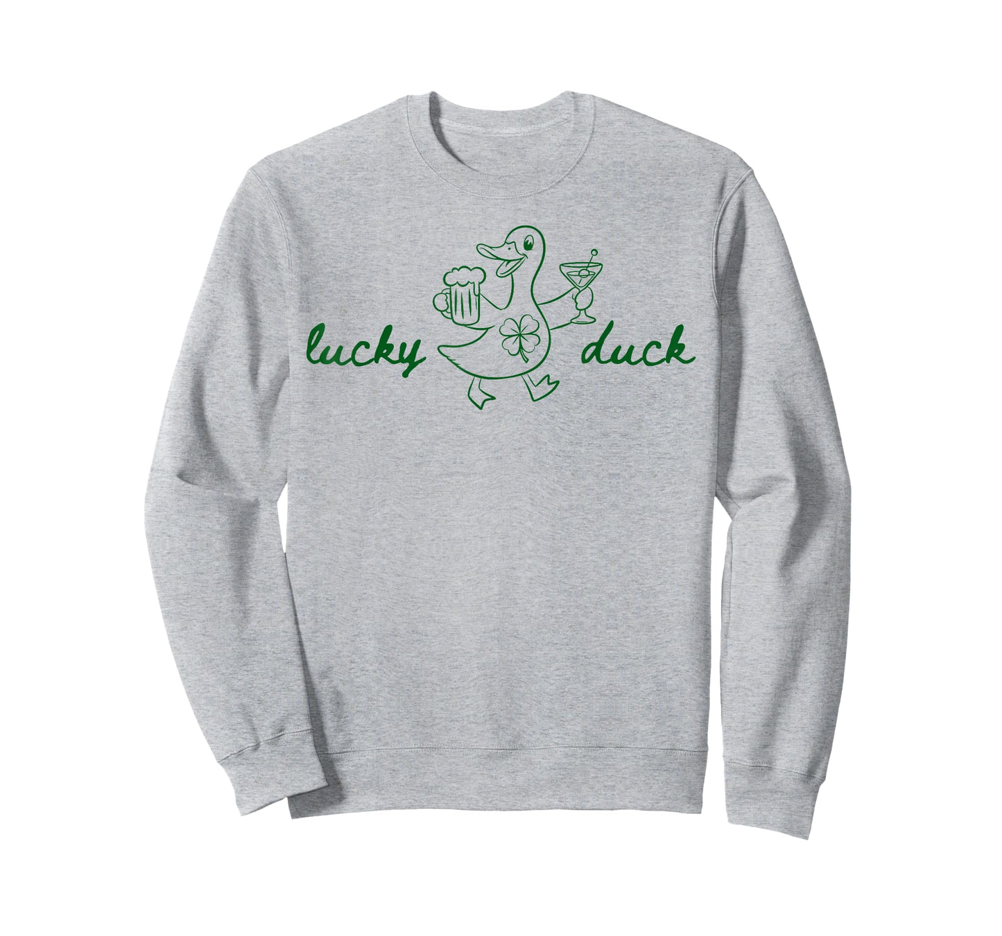 Lucky Duck Funny Irish Drinking St Patricks Day Men Women T-Shirt