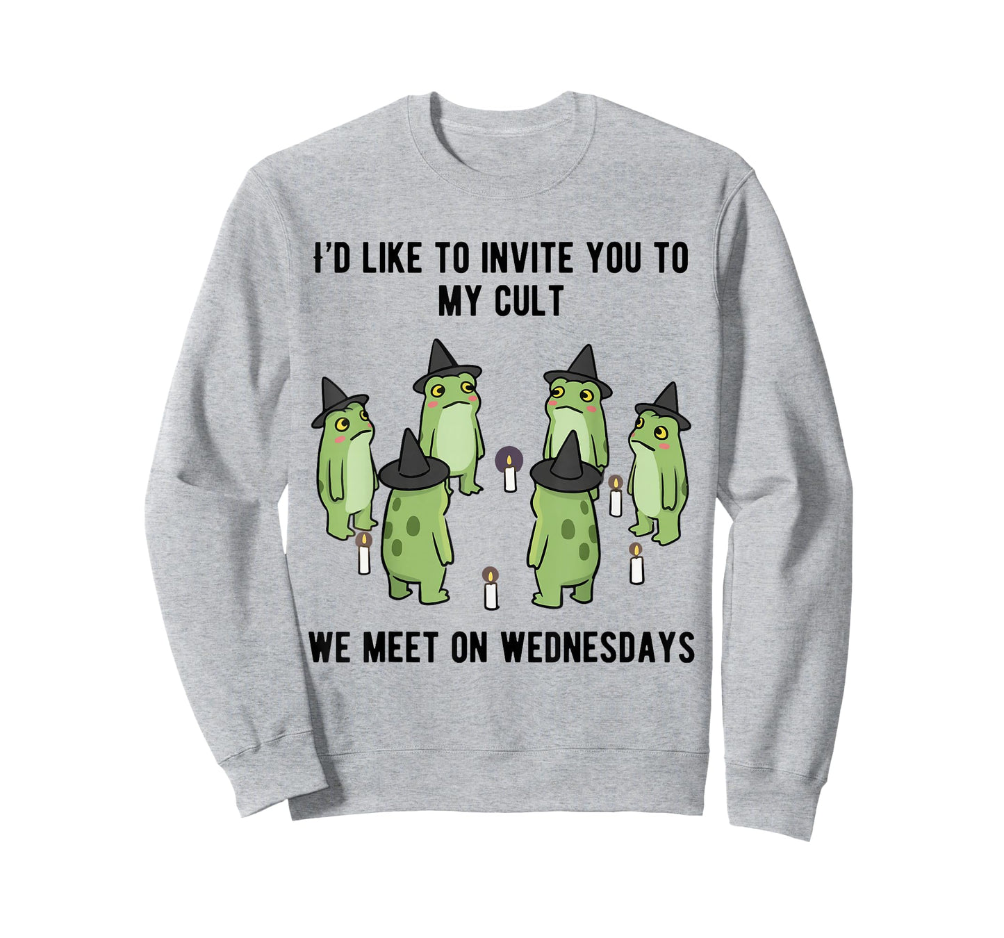 Sarcastic Frog Meme Funny Amphibian Cult Men and Women T-Shirt