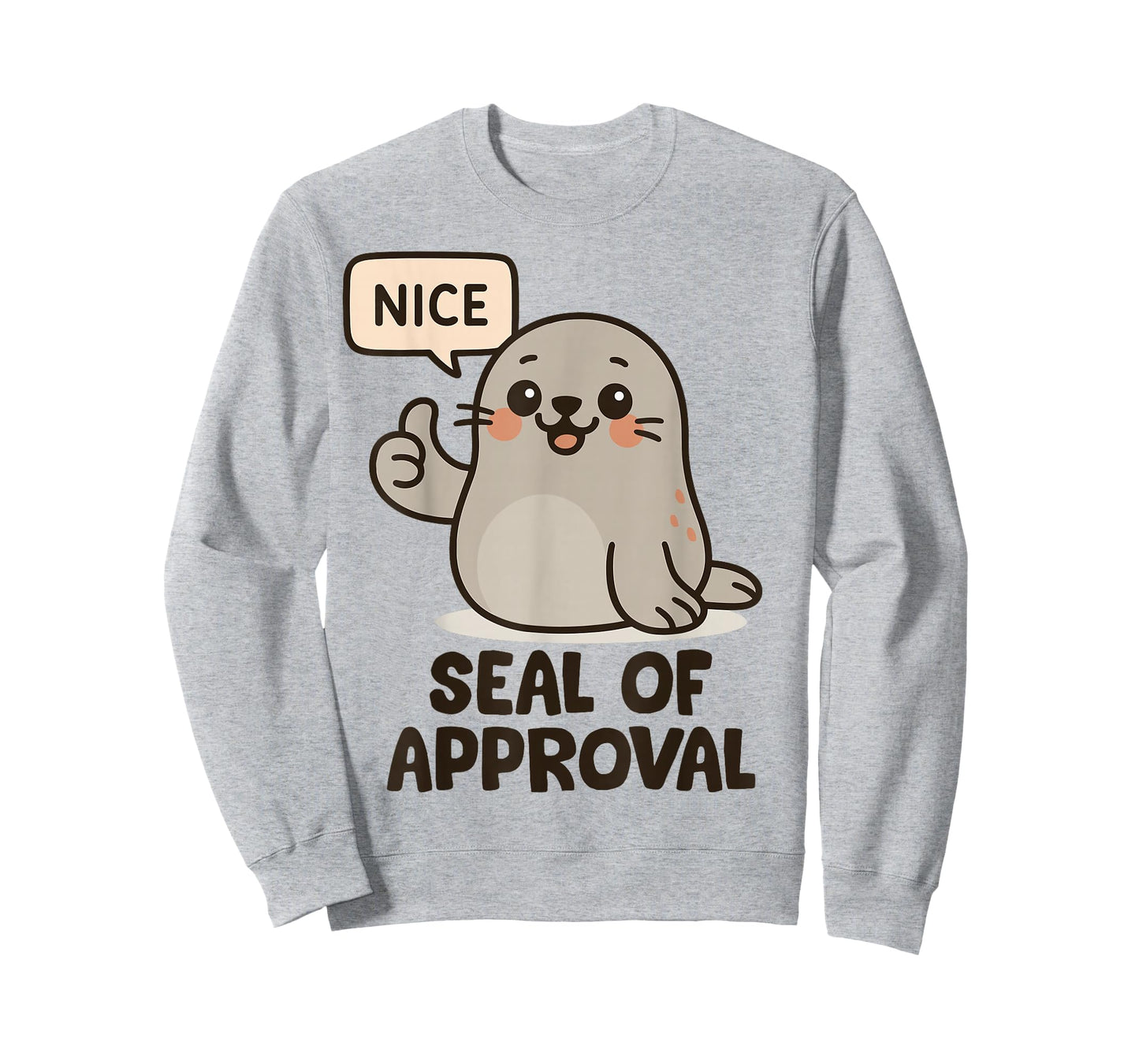 Seal of Approval Funny Cute Kawaii Seal Animal Pun T-Shirt