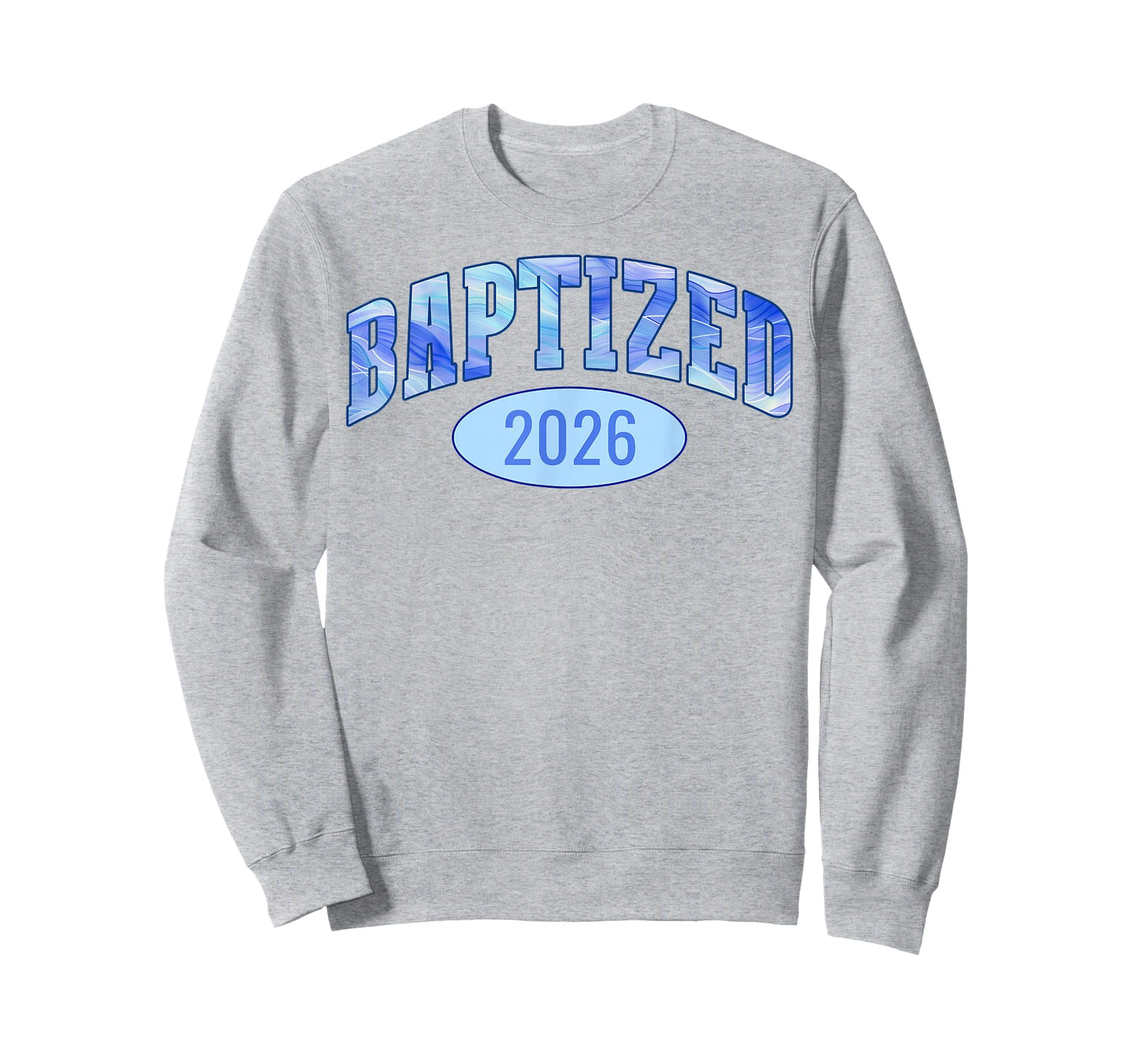 Baptized 2026 Sports Aesthetic Christian Baptism T-Shirt