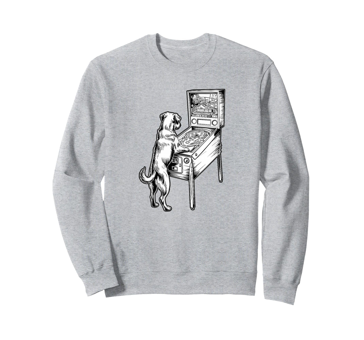 Pinball Player and Dog Lover, Arcade Gamer T-Shirt