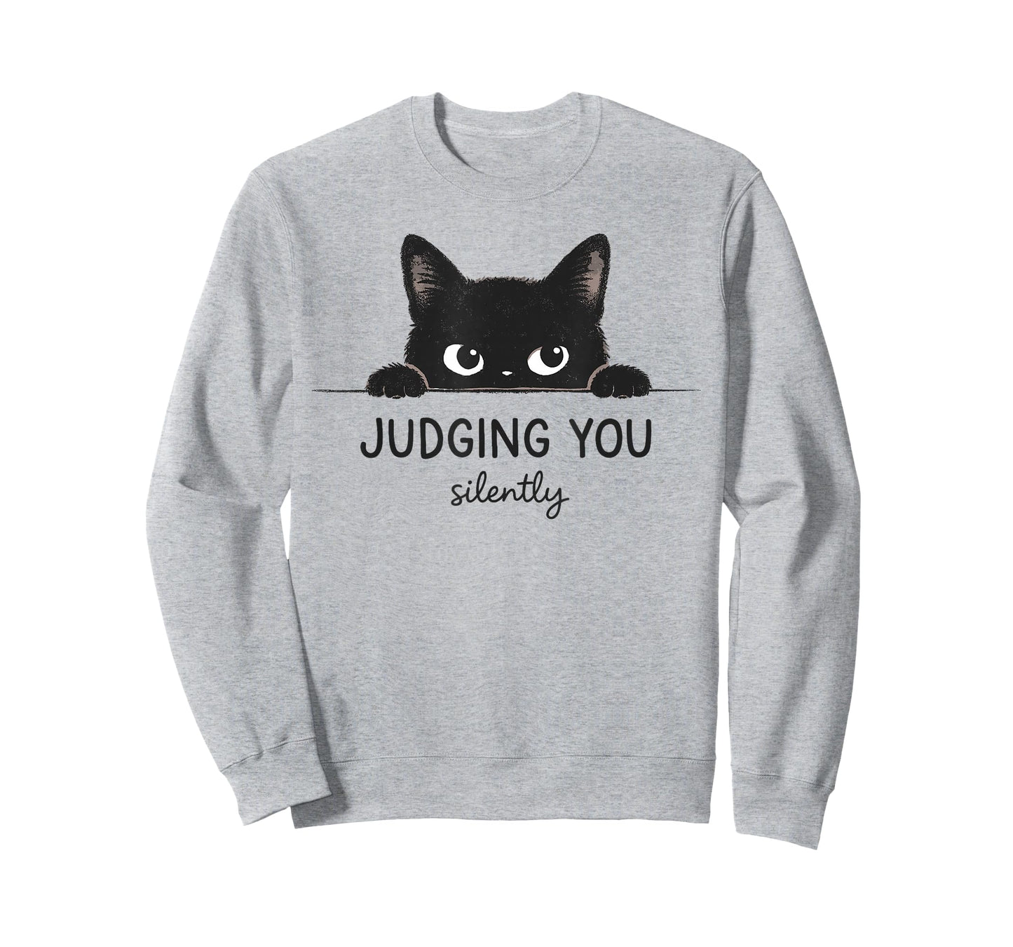 Funny Cat Shirt Judging You Silently Retro Vintage Kitty T-Shirt