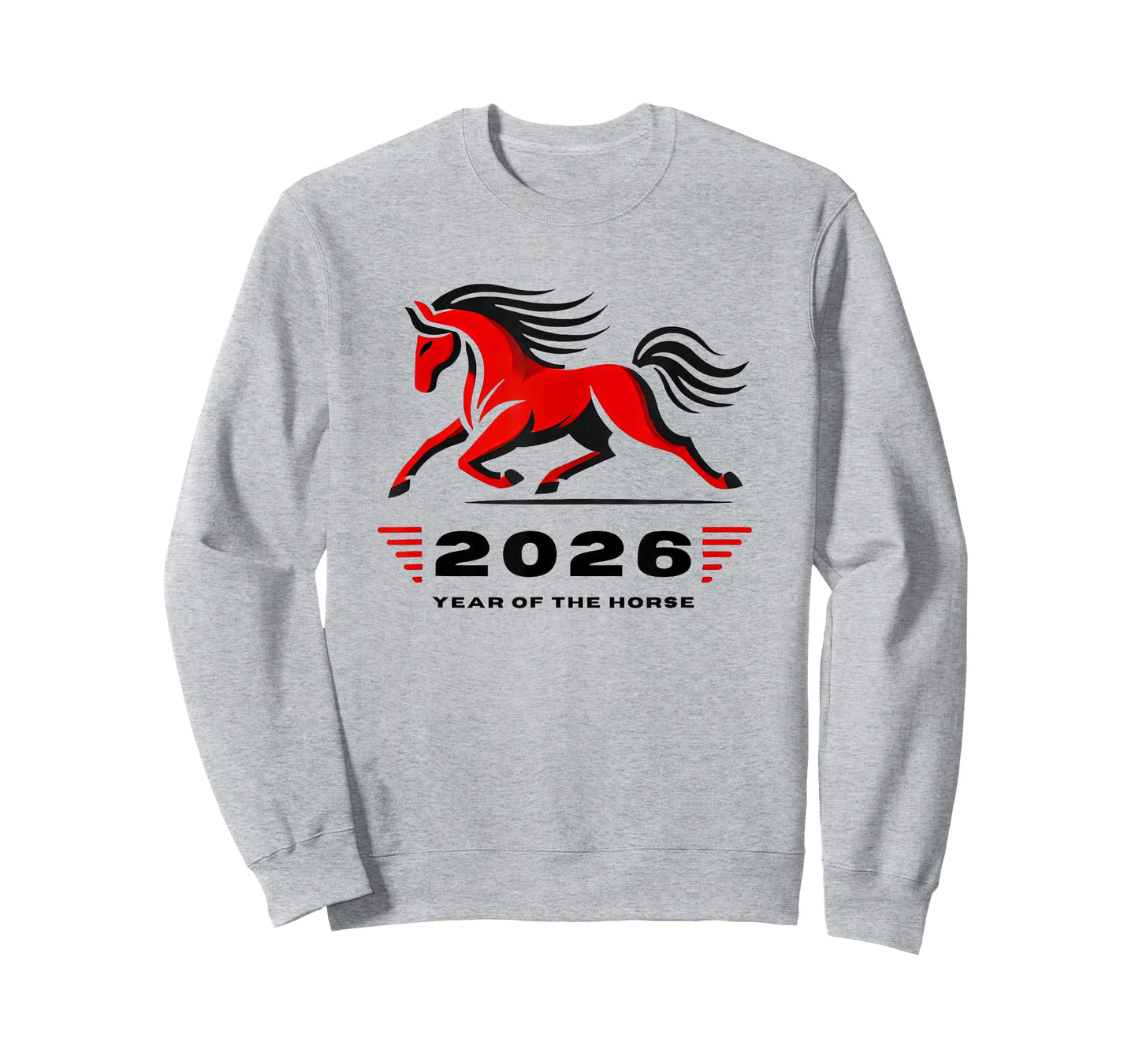2026 Year of The Horse Running Stallion Lunar T-Shirt