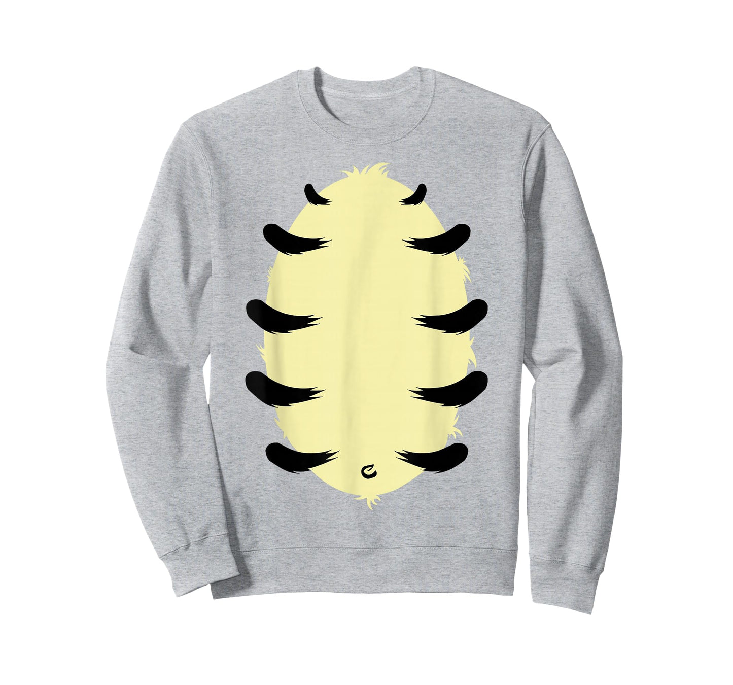 Orange Tiger Belly Hairy Costume Halloween Animal T-Shirt