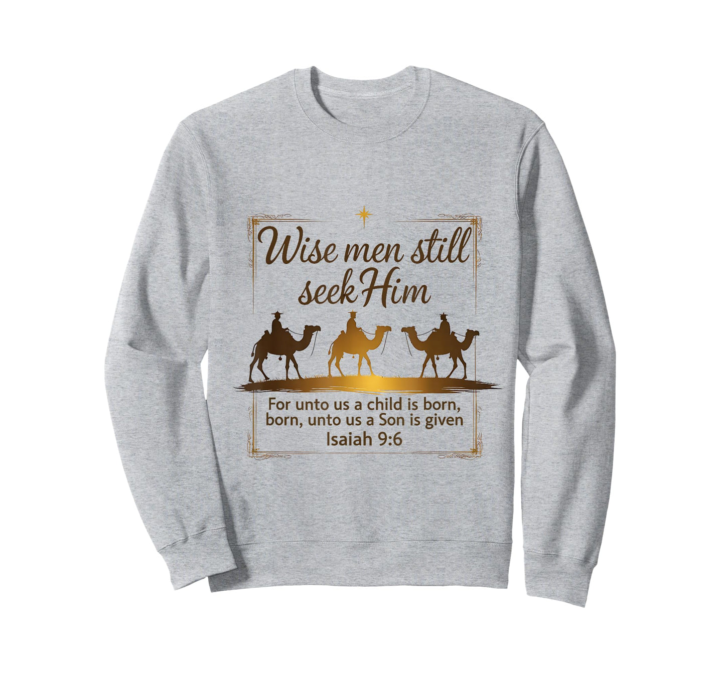 3 Kings Religious Christmas Wise Men Still Seek Him T-Shirt