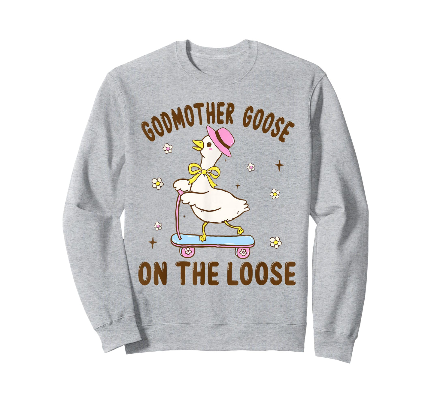 Godmother Goose On The Loose Funny Birthday Matching Family T-Shirt