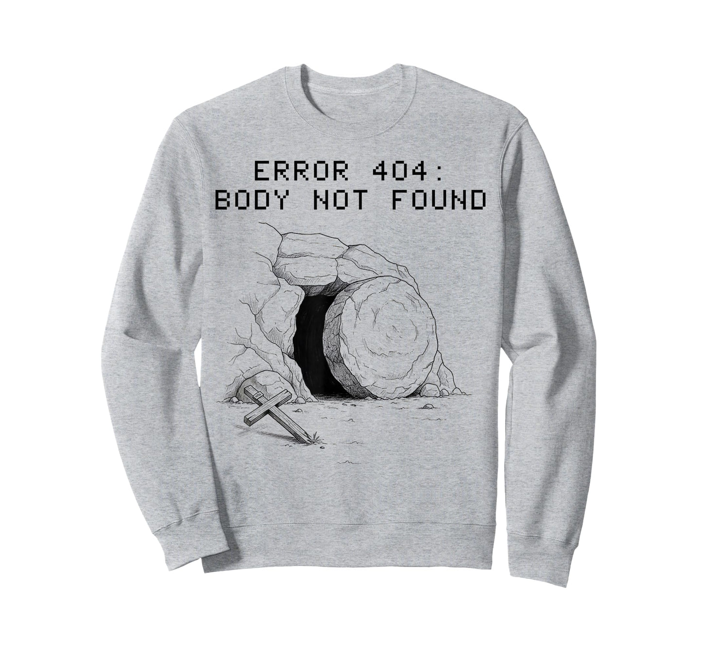 Error 404 Empty Tomb Easter Jesus Resurrection Christian T-Shirt