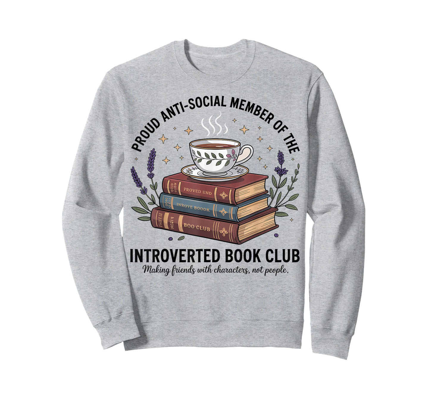 Retro Proud Introverted Book Club Anti Social Reader T-Shirt