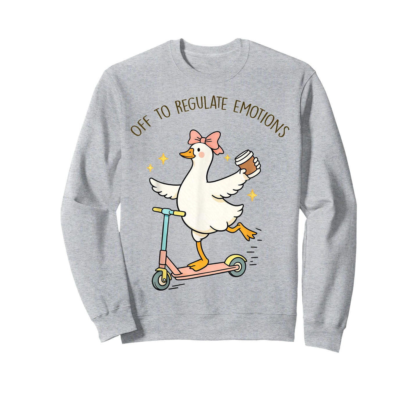 Off to Regulate Emotions Goose Funny Mental Health Counselor T-Shirt