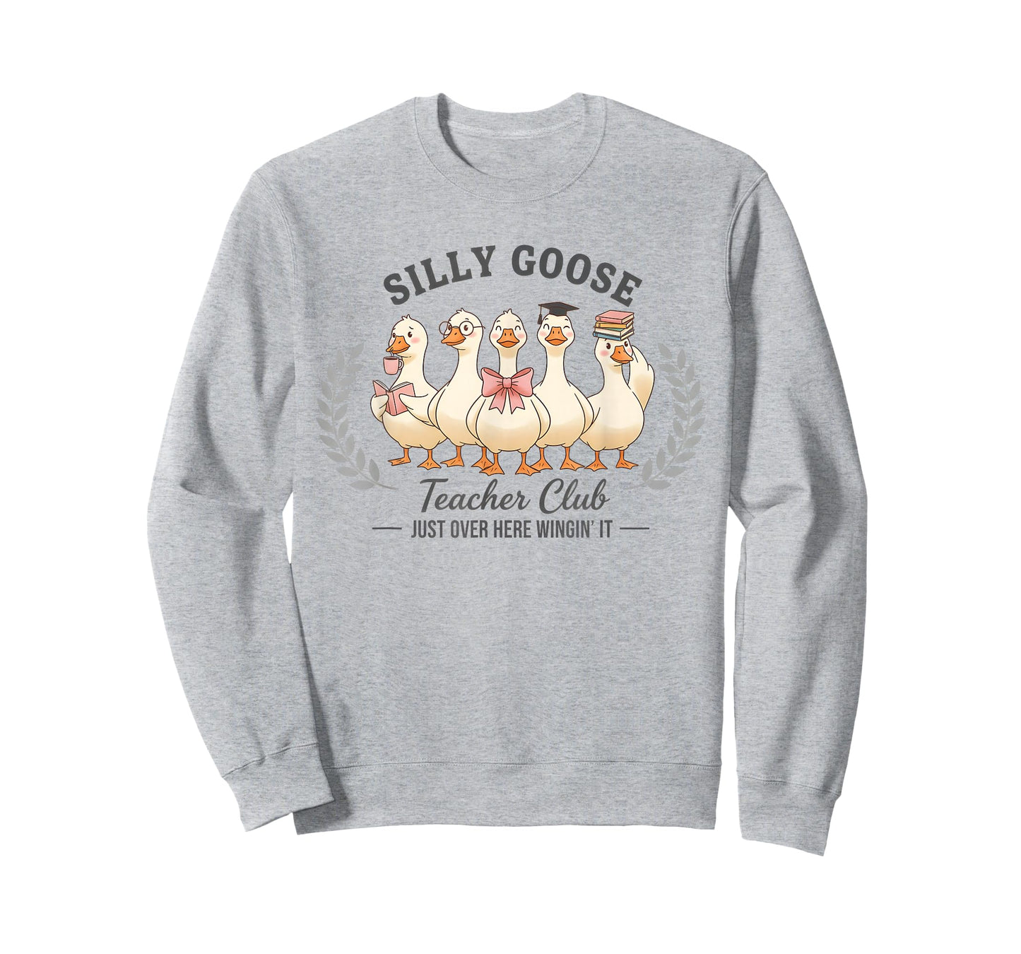 Silly Goose Teacher Club Funny Goose Teacher Appreciation T-Shirt