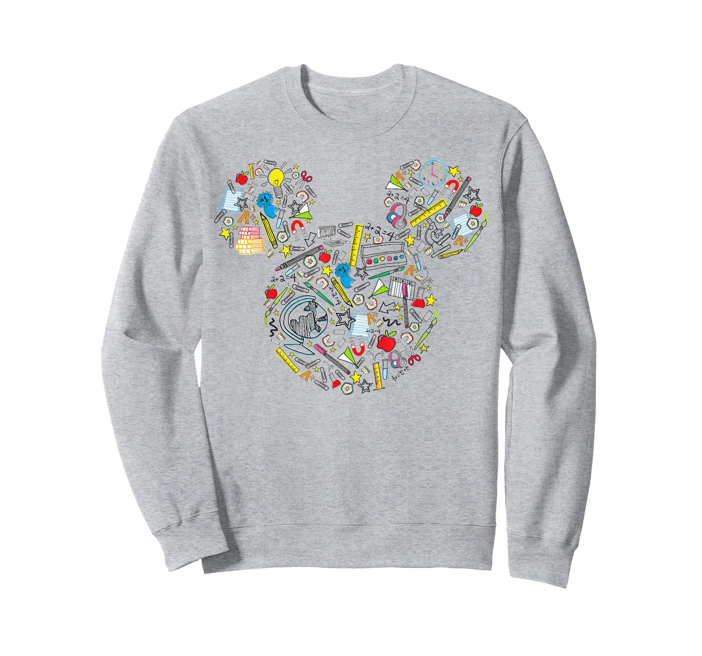 Disney Mickey Mouse Icon First 100 Days of School 100th Day T-Shirt