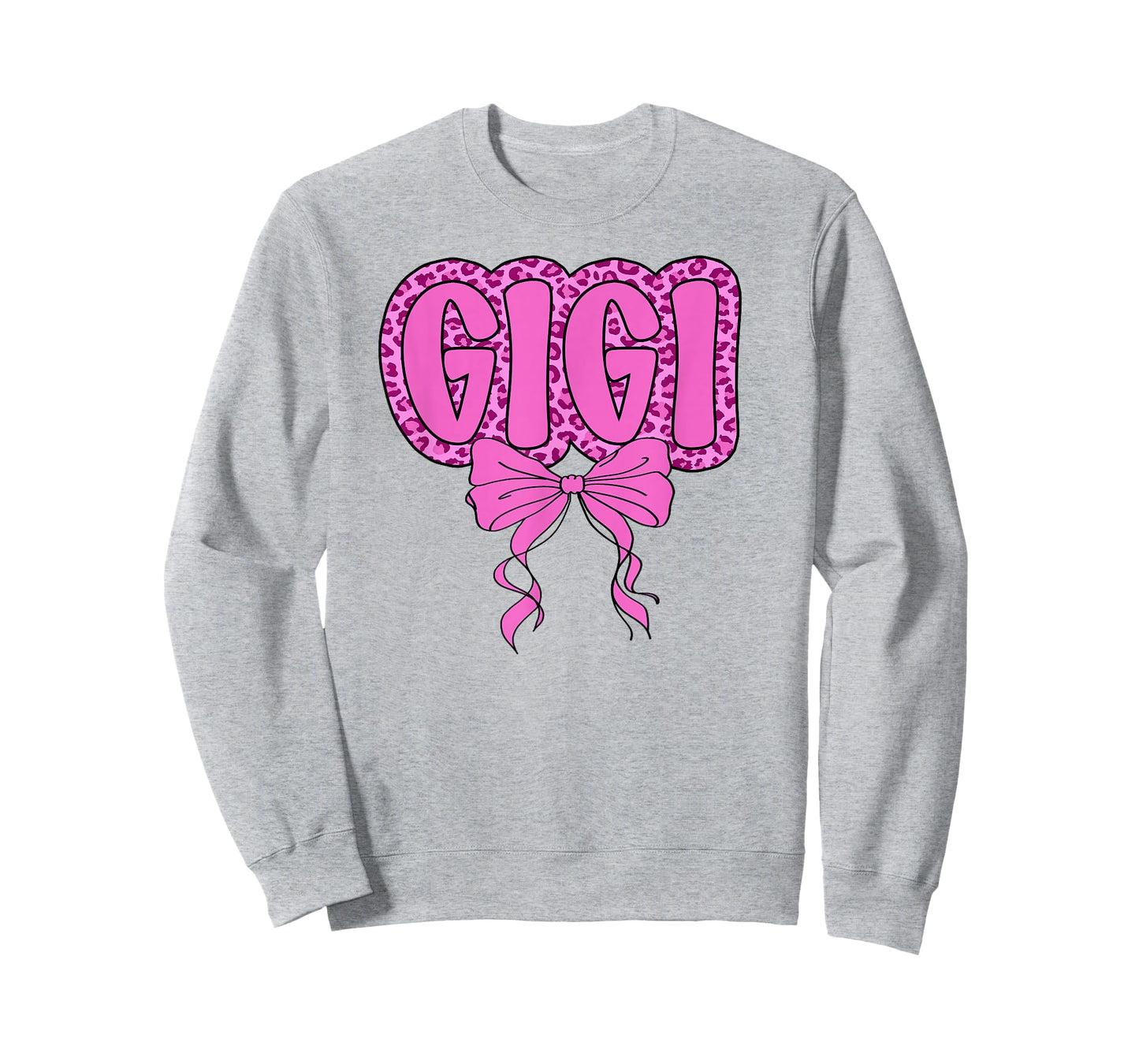 Gigi Floral Coquette Bow Pink Mother's Day Women Grandma T-Shirt