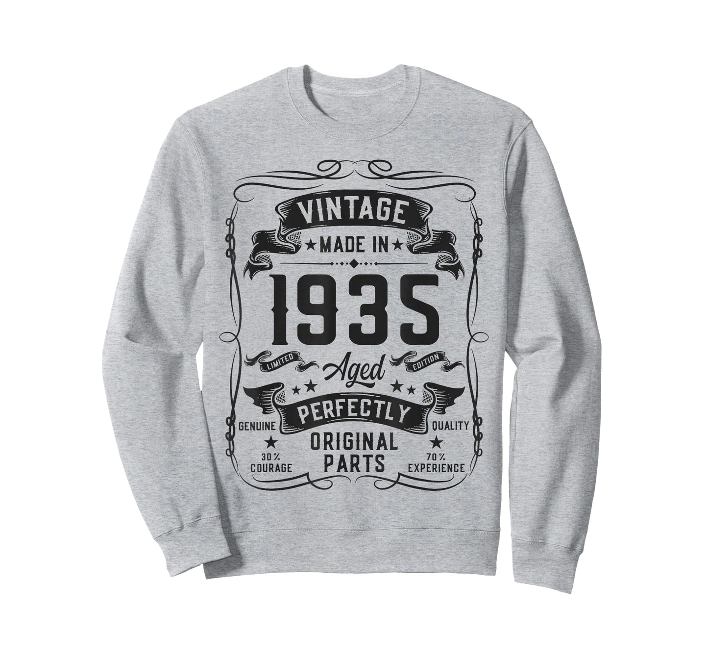Vintage 1935 91yr 91st Birthday Gifts for Men 91 Years Old T-Shirt
