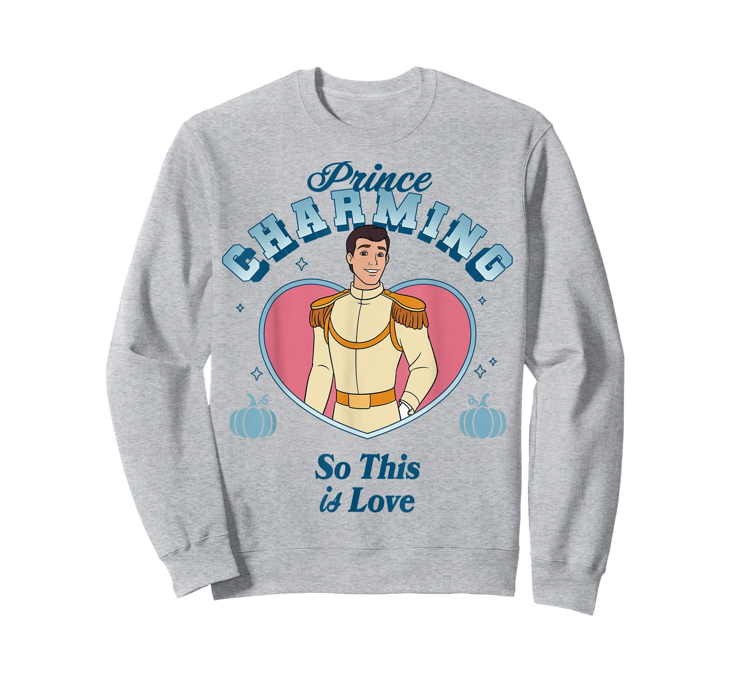 Disney Cinderella Prince Charming So This is Love Pink Heart T-Shirt