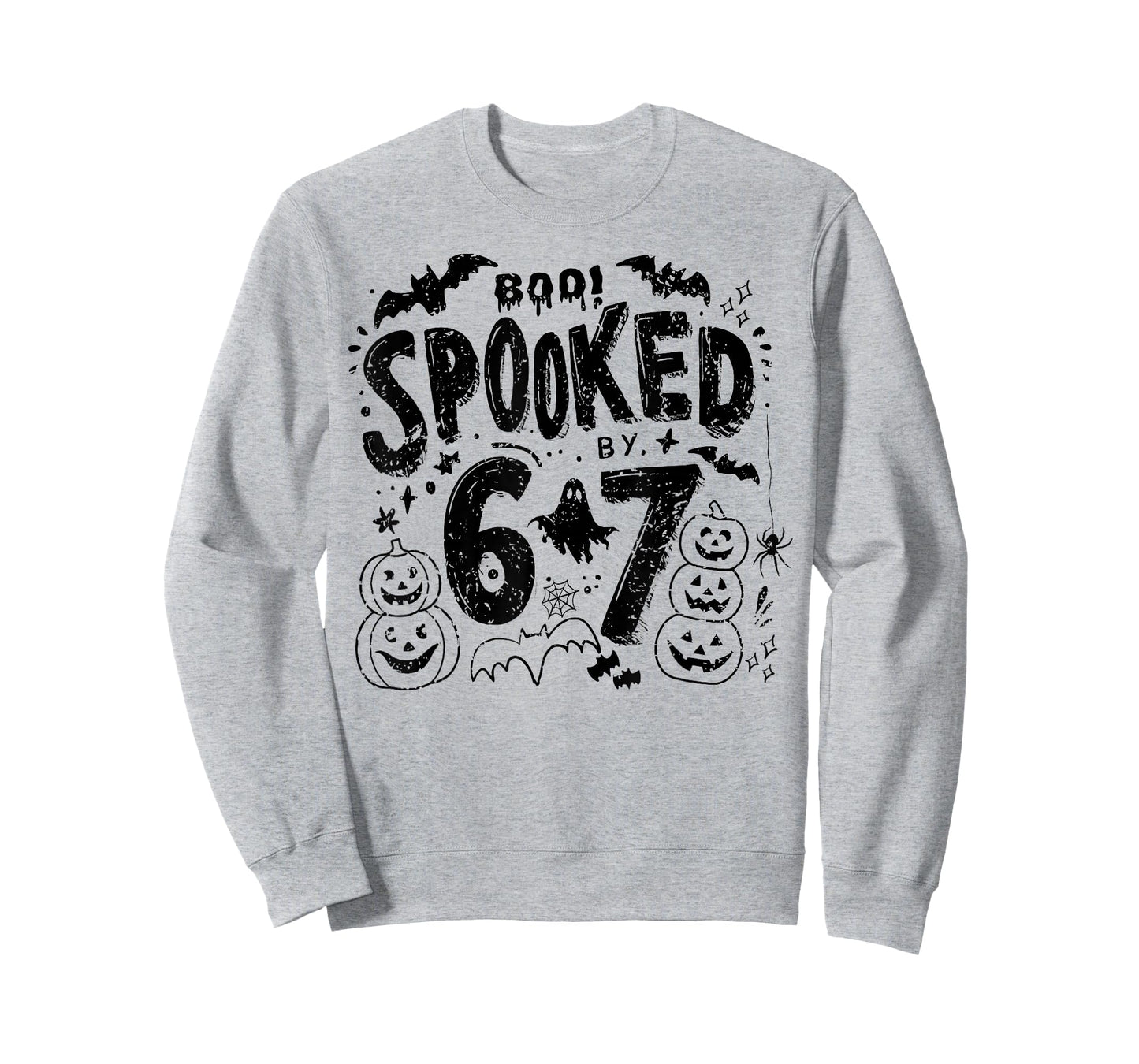 Vintage Boo Spooked by 6 7 Halloween Meme Gen Alpha Slang T-Shirt