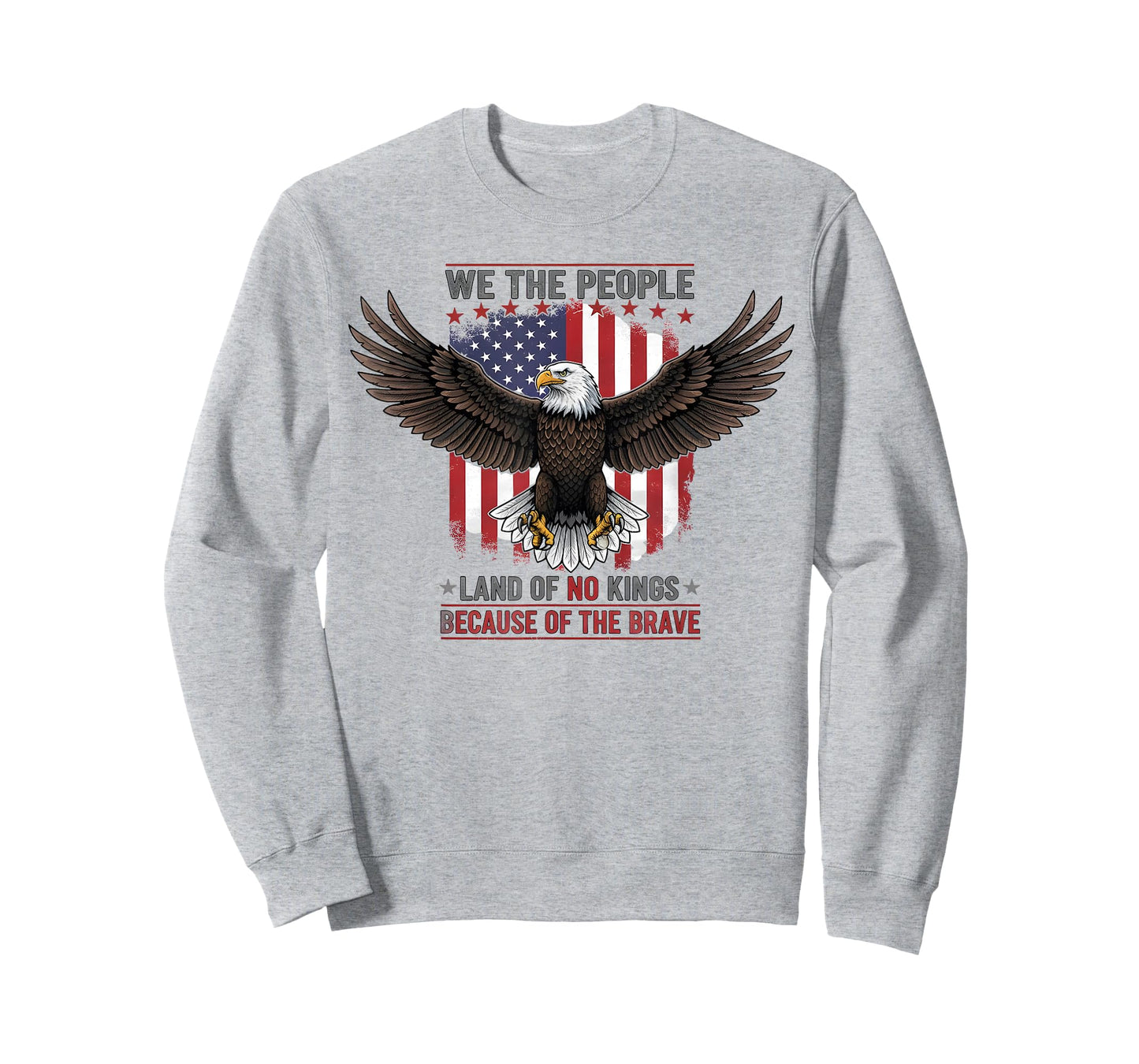 Funny No Kings Tee America Vintage Flag No Kings Day T-Shirt