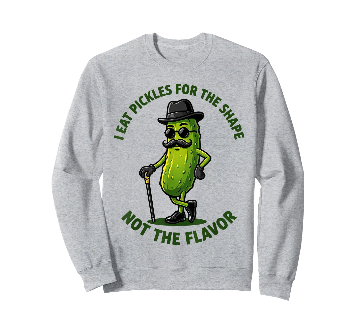 I Eat Pickles for The Shape Not The Flavor Funny Pickle T-Shirt