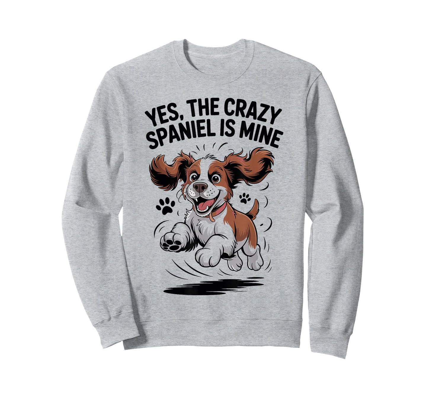Cute Crazy Field Dog Funny Pet English Springer Spaniel T-Shirt