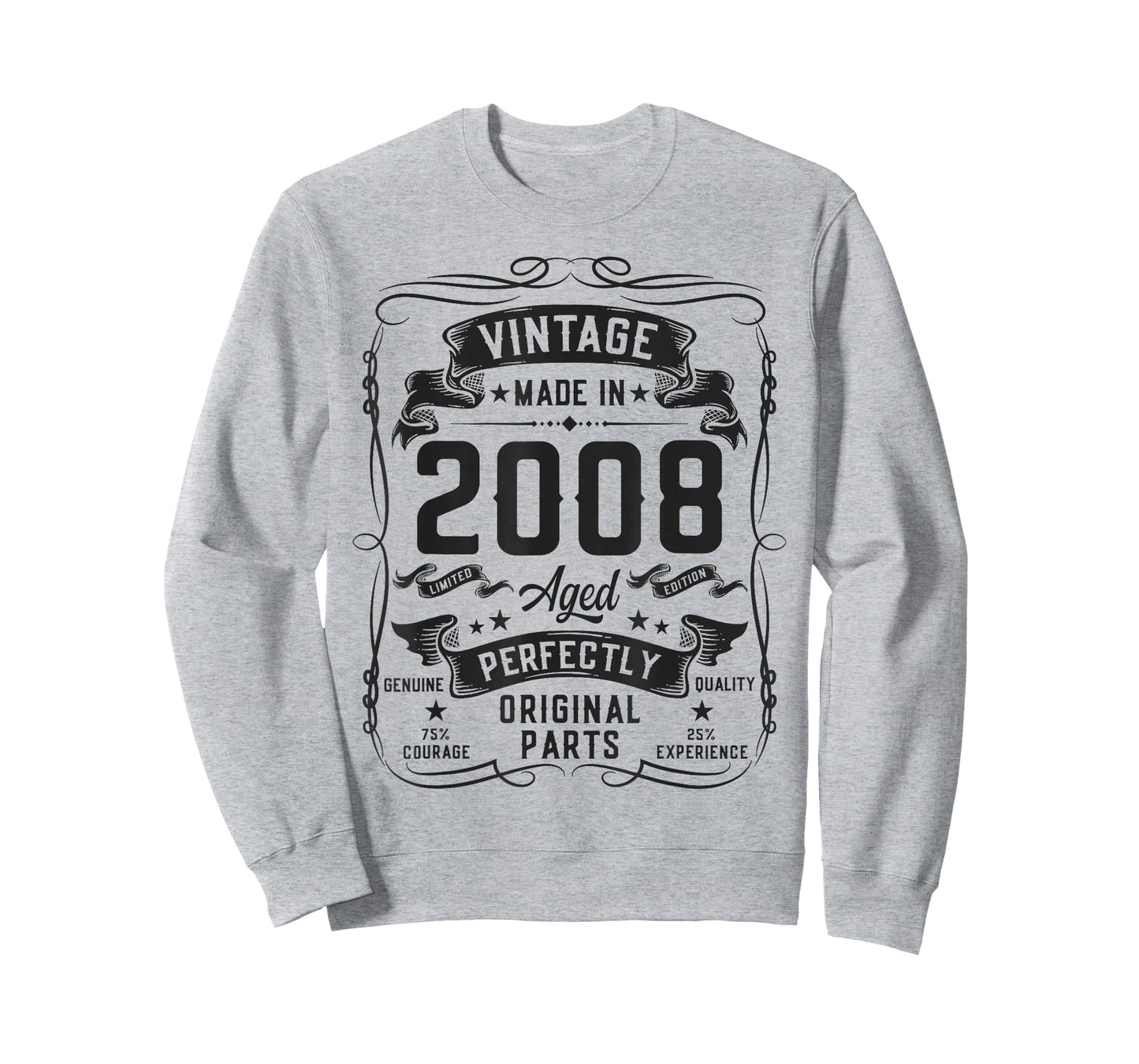Vintage 2008 18yr 18th Birthday Gifts for Men 18 Years Old T-Shirt