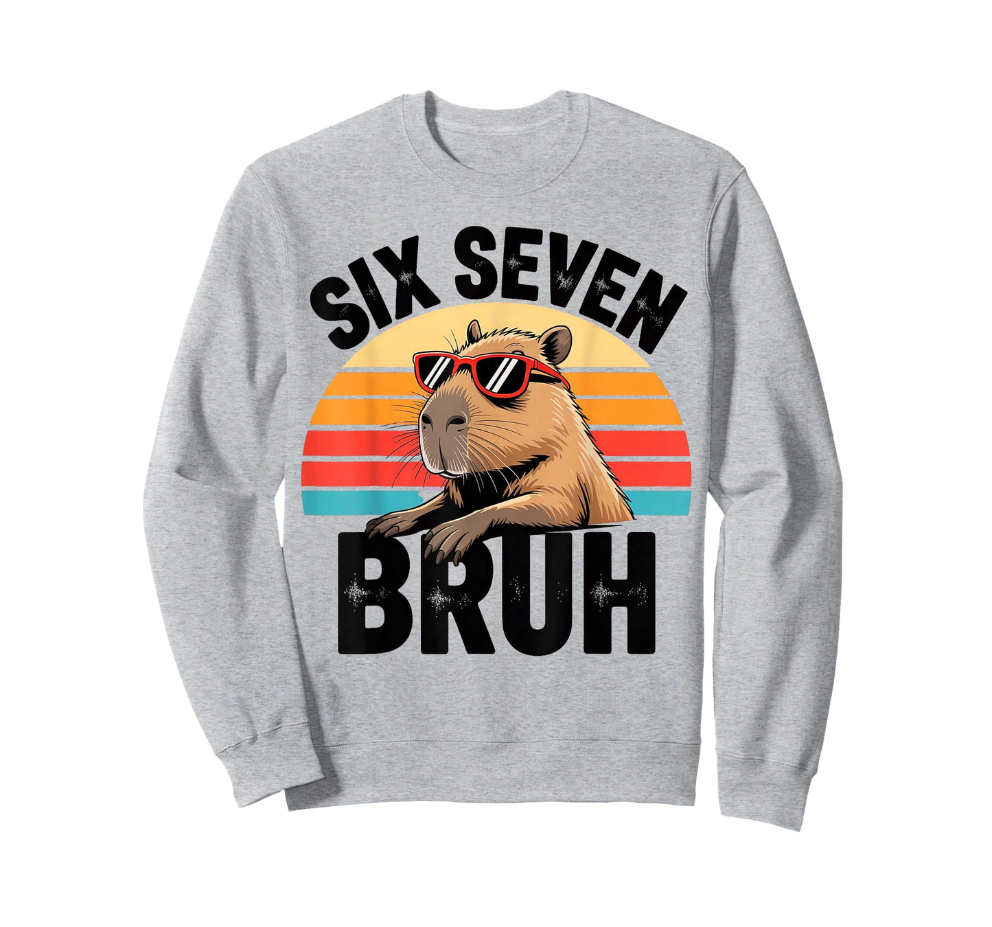 Six Seven Bruh 67 Meme Capybara T-Shirt