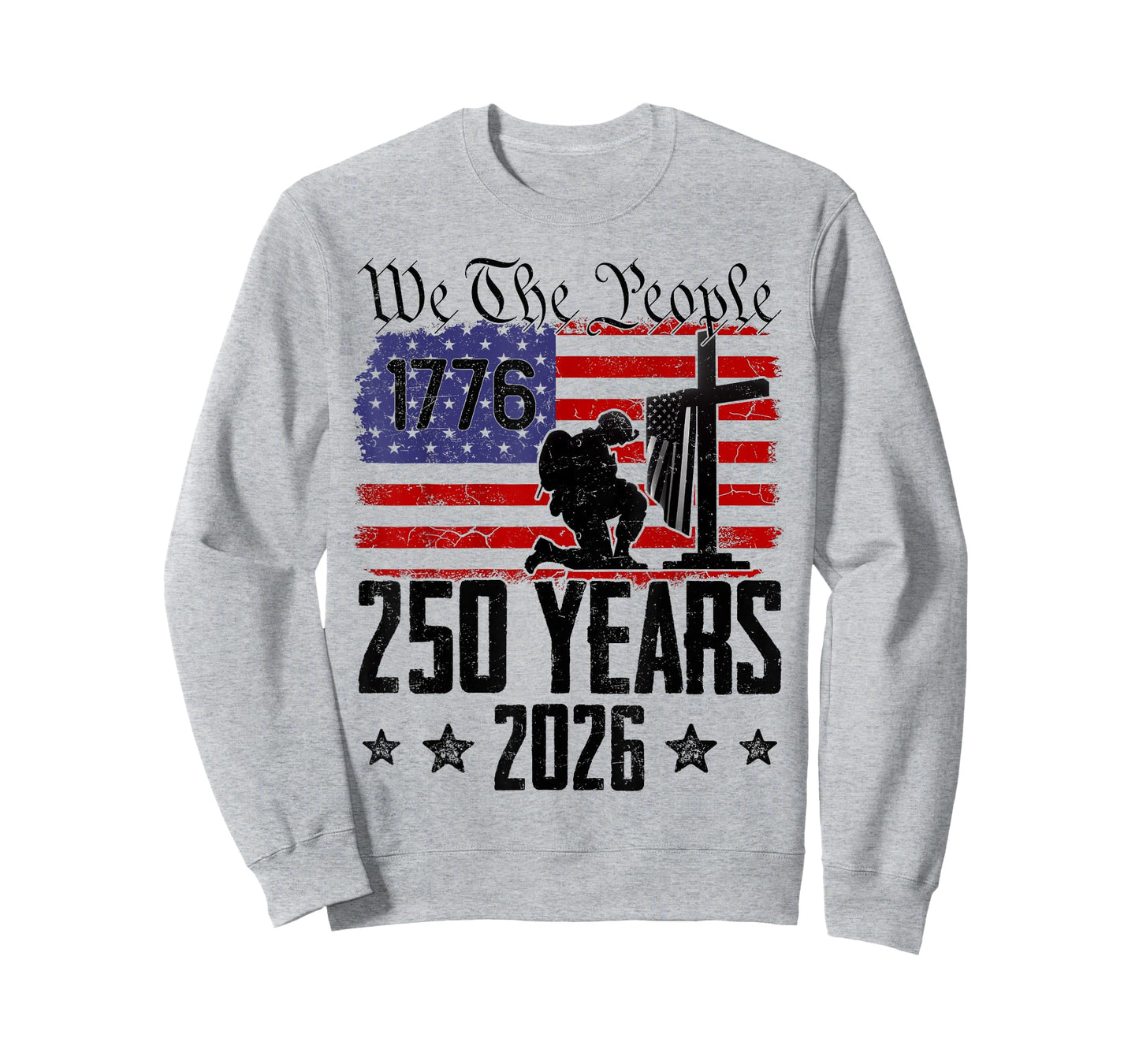 250 Years 1776-2026 250th Birthday 4th July for Men Vintage T-Shirt