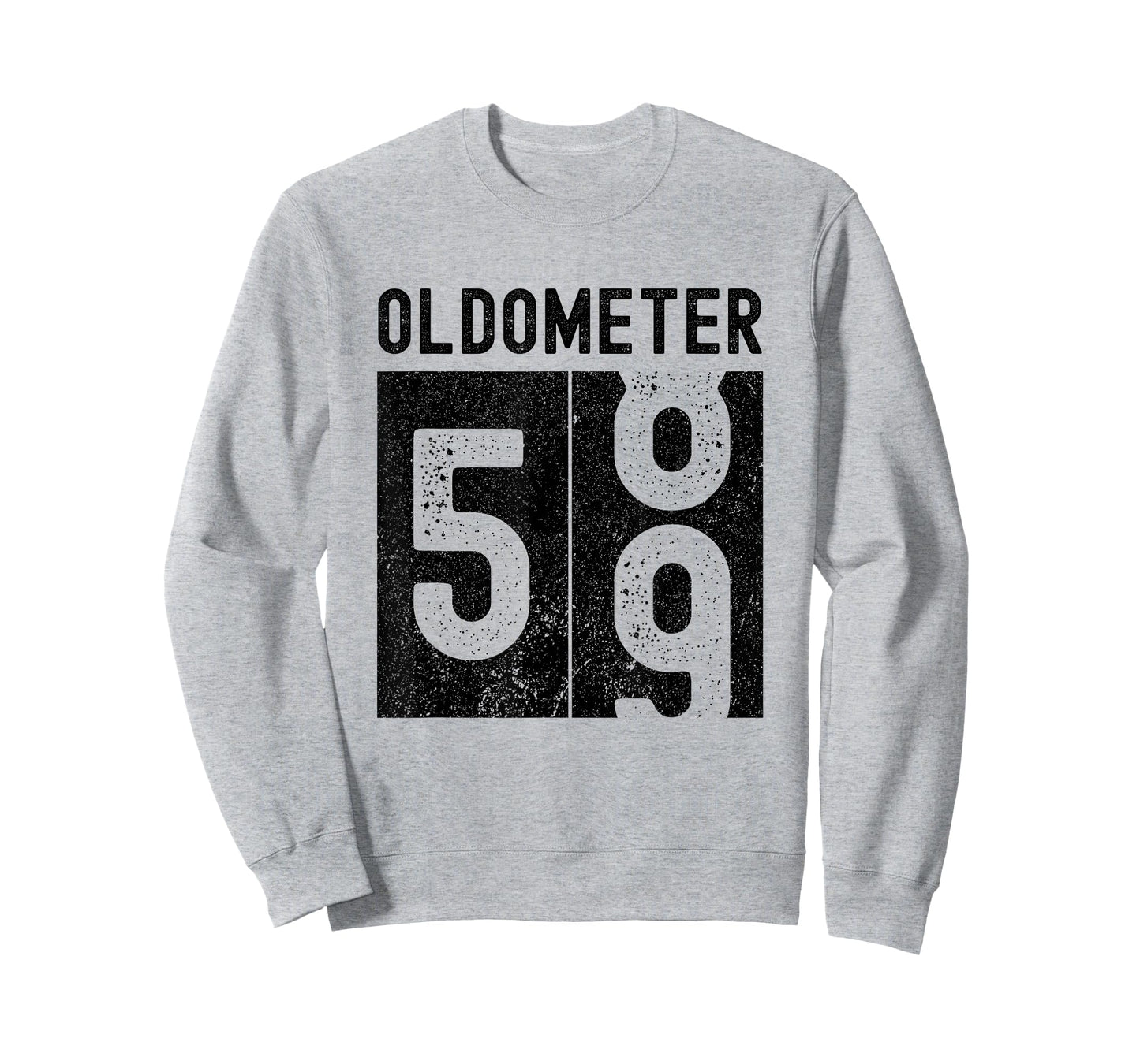Oldometer 59th Birthday Funny Retro Turning 59 Years Old Men T-Shirt