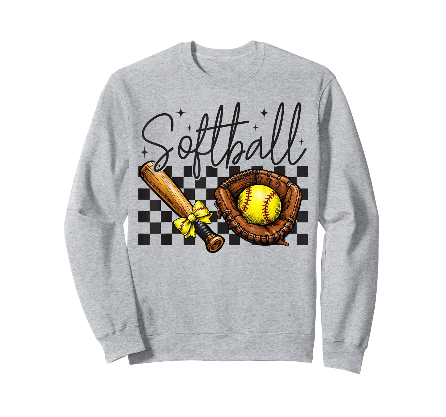 Softball Mama Mom Softball Game Day Vibes Mother's Day Women T-Shirt