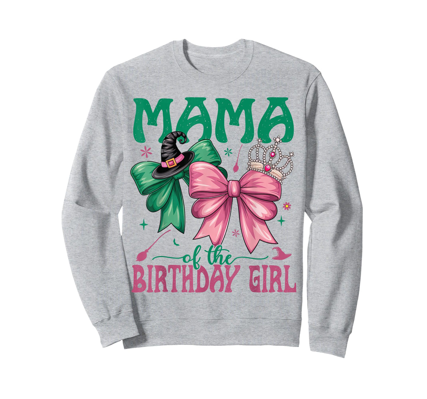 Mama of The Birthday Girl Matching Witch Family Bday Part T-Shirt