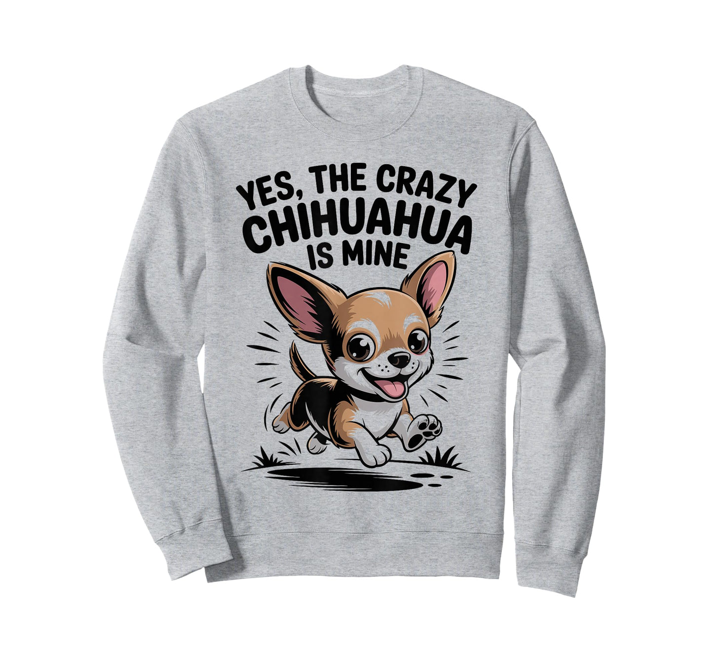 Cute Pet Owner Small Dog Breed Lover Cartoon Funny Chihuahua T-Shirt