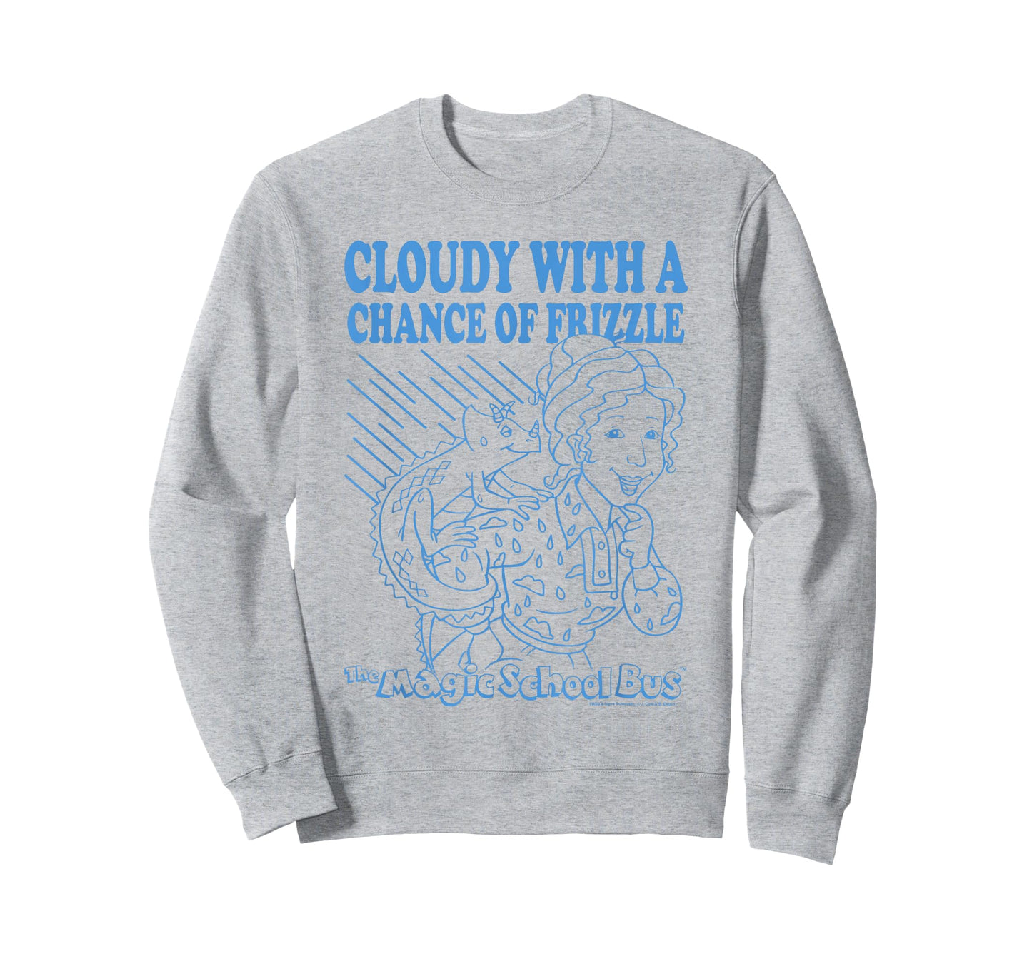 The Magic School Bus Cloudy with a Chance of Frizzle Cartoon T-Shirt