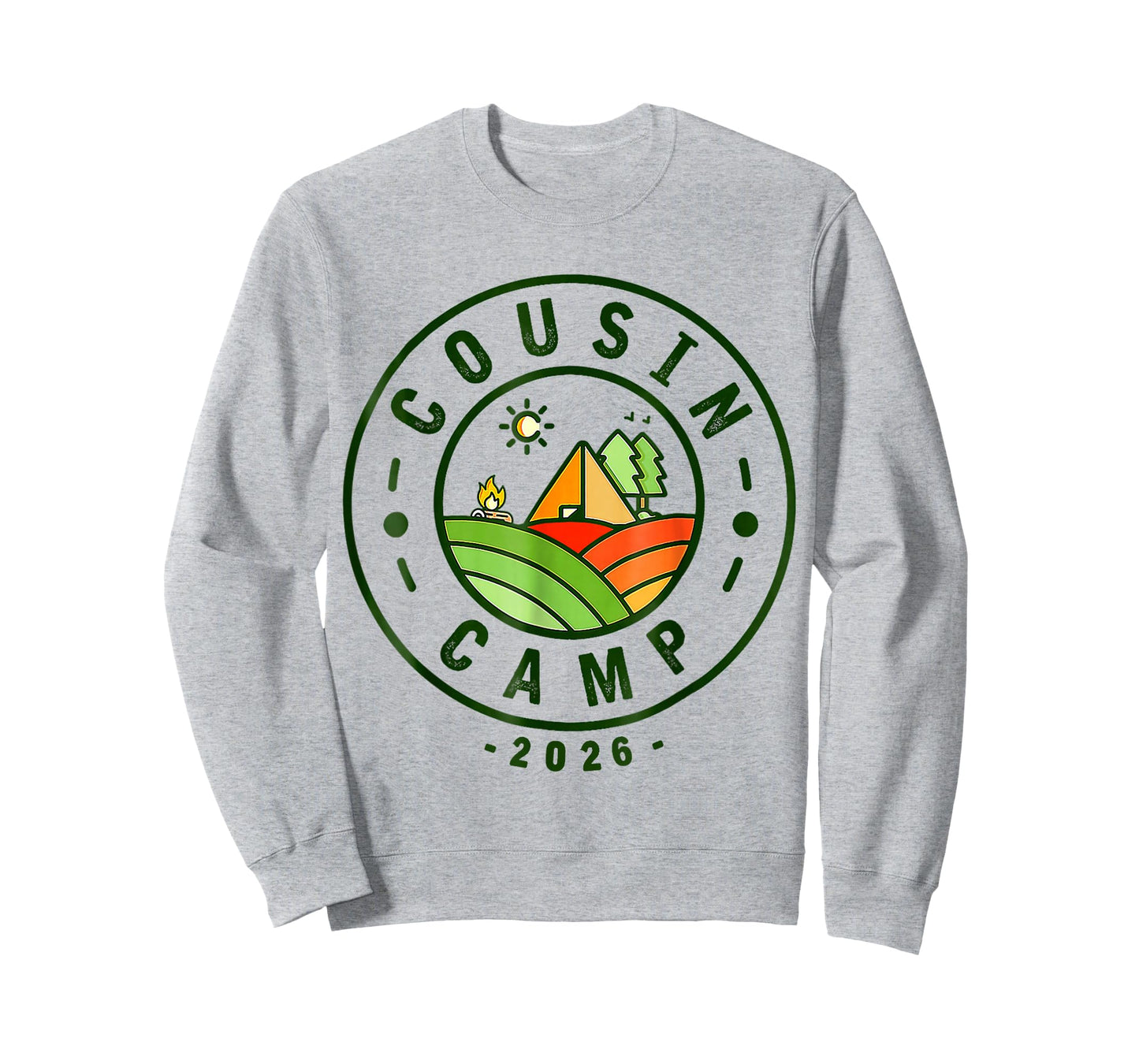 Cousin Camp 2026 Family Vacation Summer Camping T-Shirt