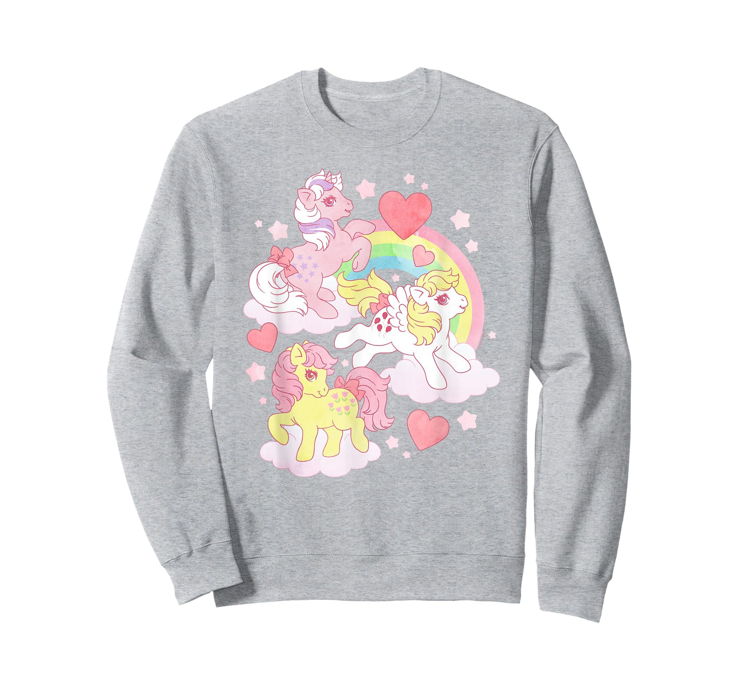 My Little Pony Adorable Rainbow Friendship Distressed Poster T-Shirt