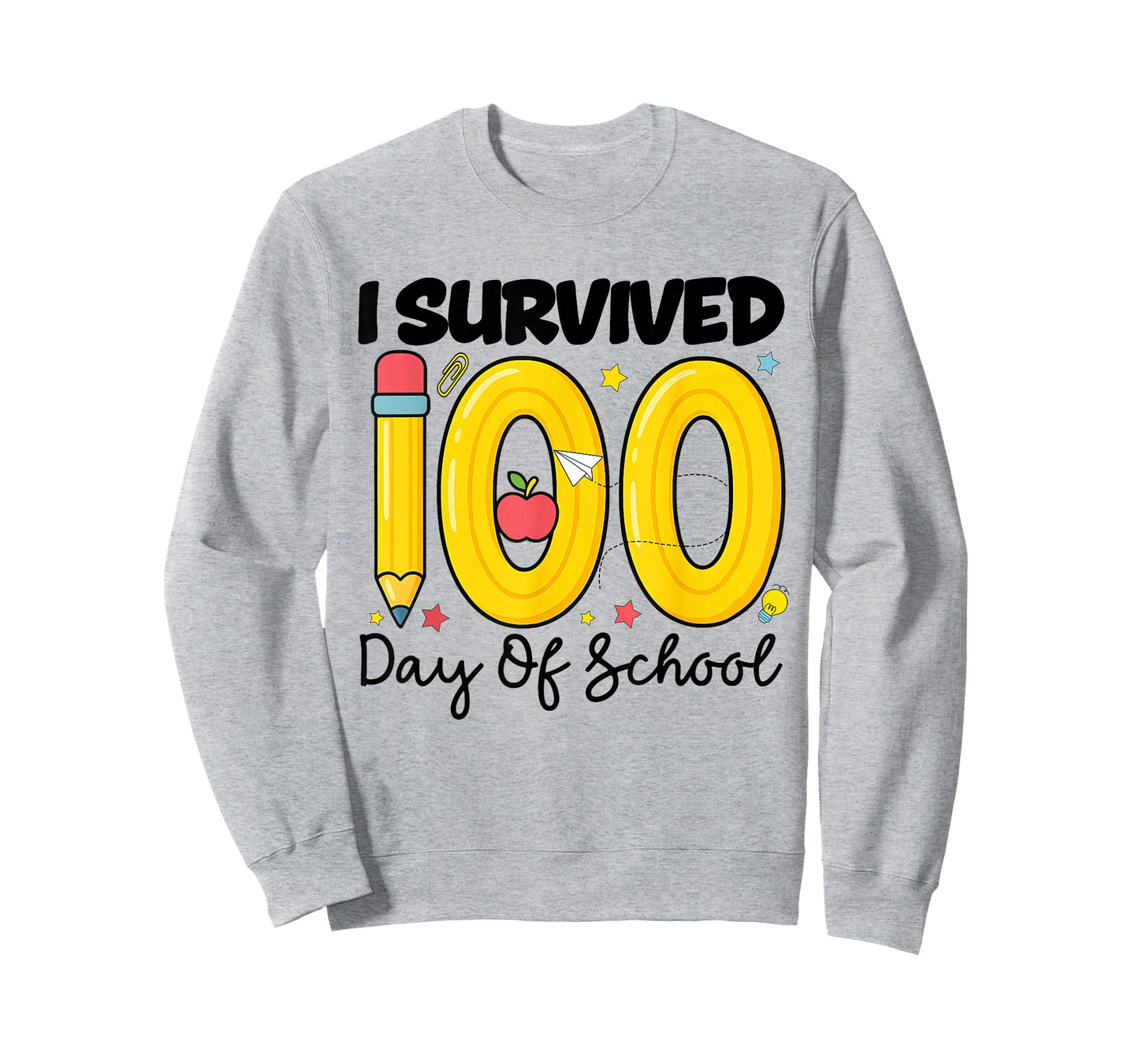 I Survived 100th Days of School Students Teachers 100 Days T-Shirt