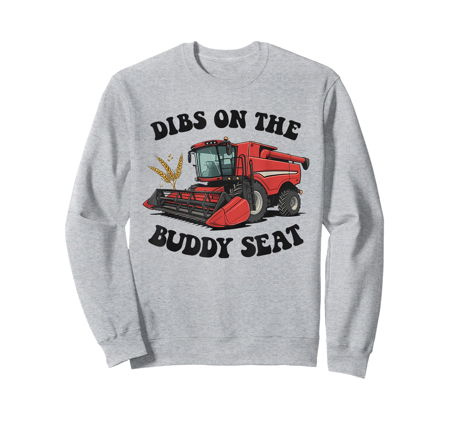 Combine Harvester Dibs on The Buddy Seat Kids Toddler Boys T-Shirt