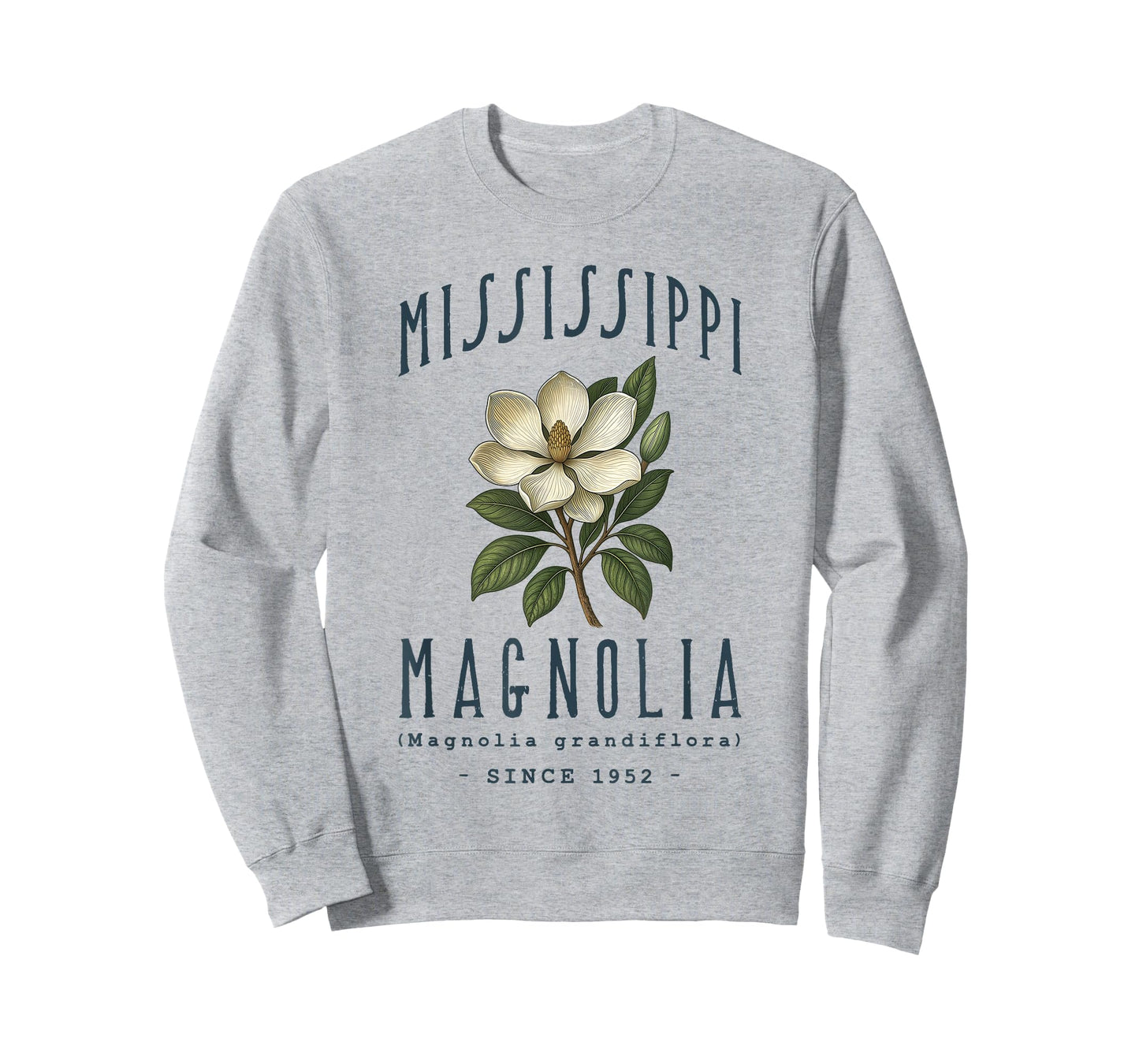 Mississippi Magnolia Flower Botanical Design T-Shirt