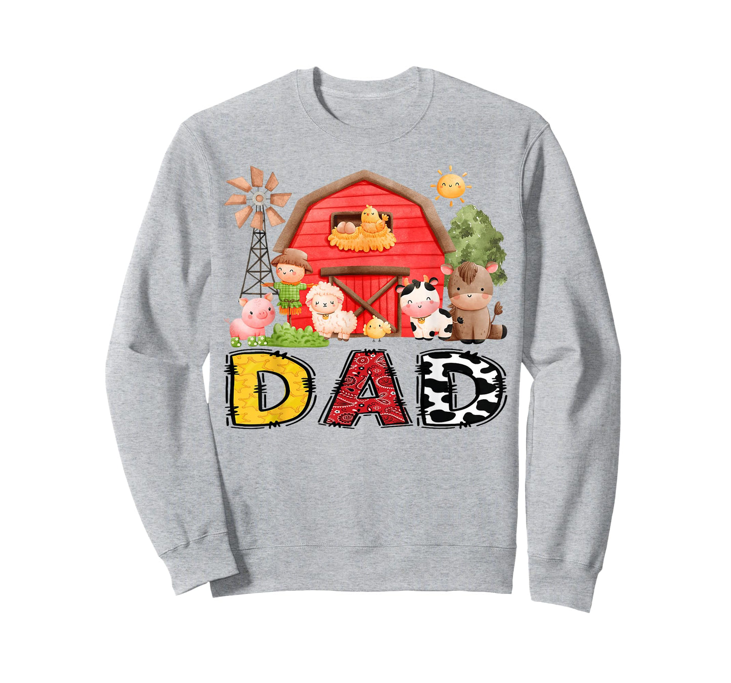 Dad Farm Cow Birthday Boy Matching Family Matching T-Shirt