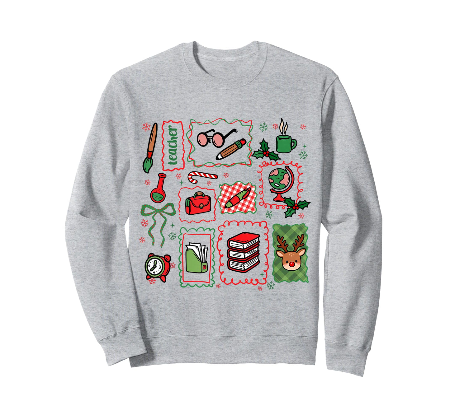 Christmas Teacher Squad Festive Holiday Xmas Teaching Women T-Shirt