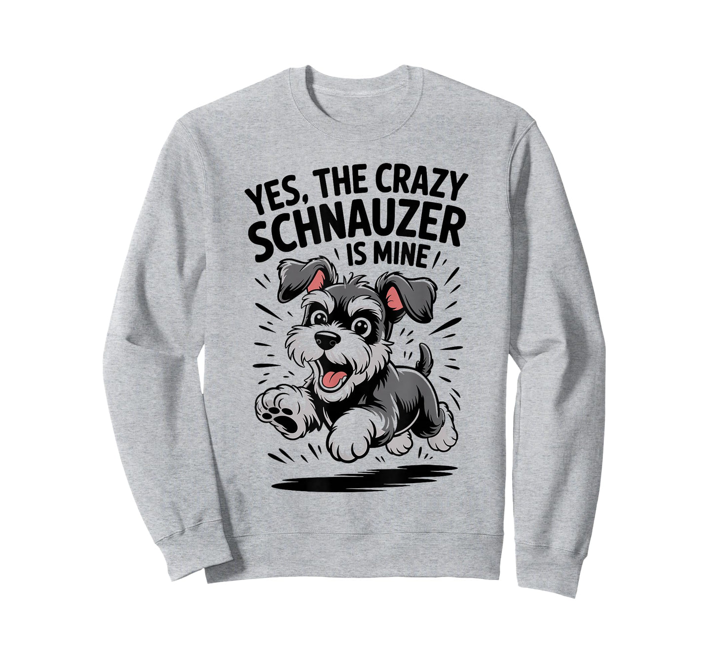 Cute Mini Small Dog Breed Owner Funny Miniature Schnauzer T-Shirt